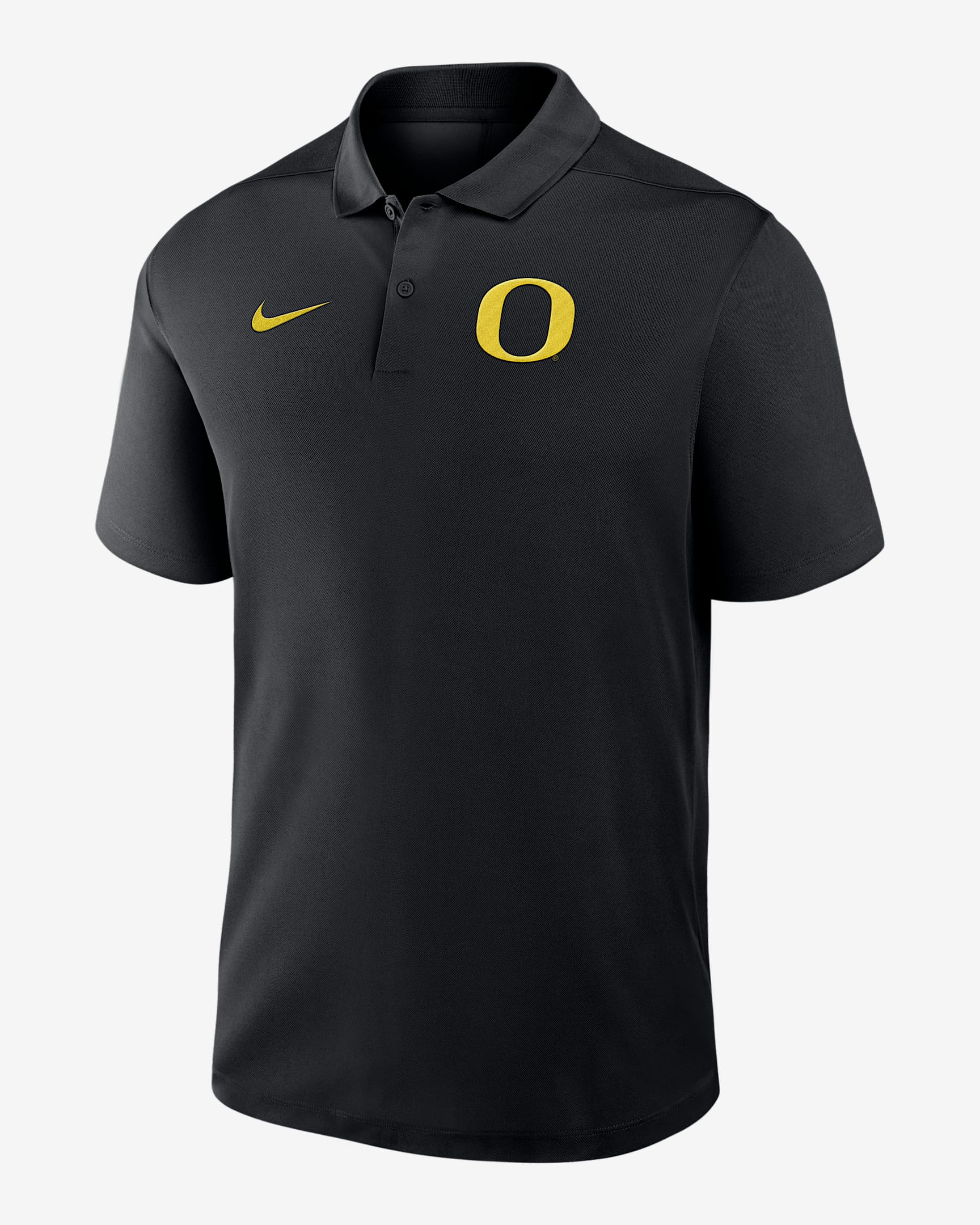 Oregon Primetime Victory Primary Logo Men's Nike Dri-FIT College Polo - Black