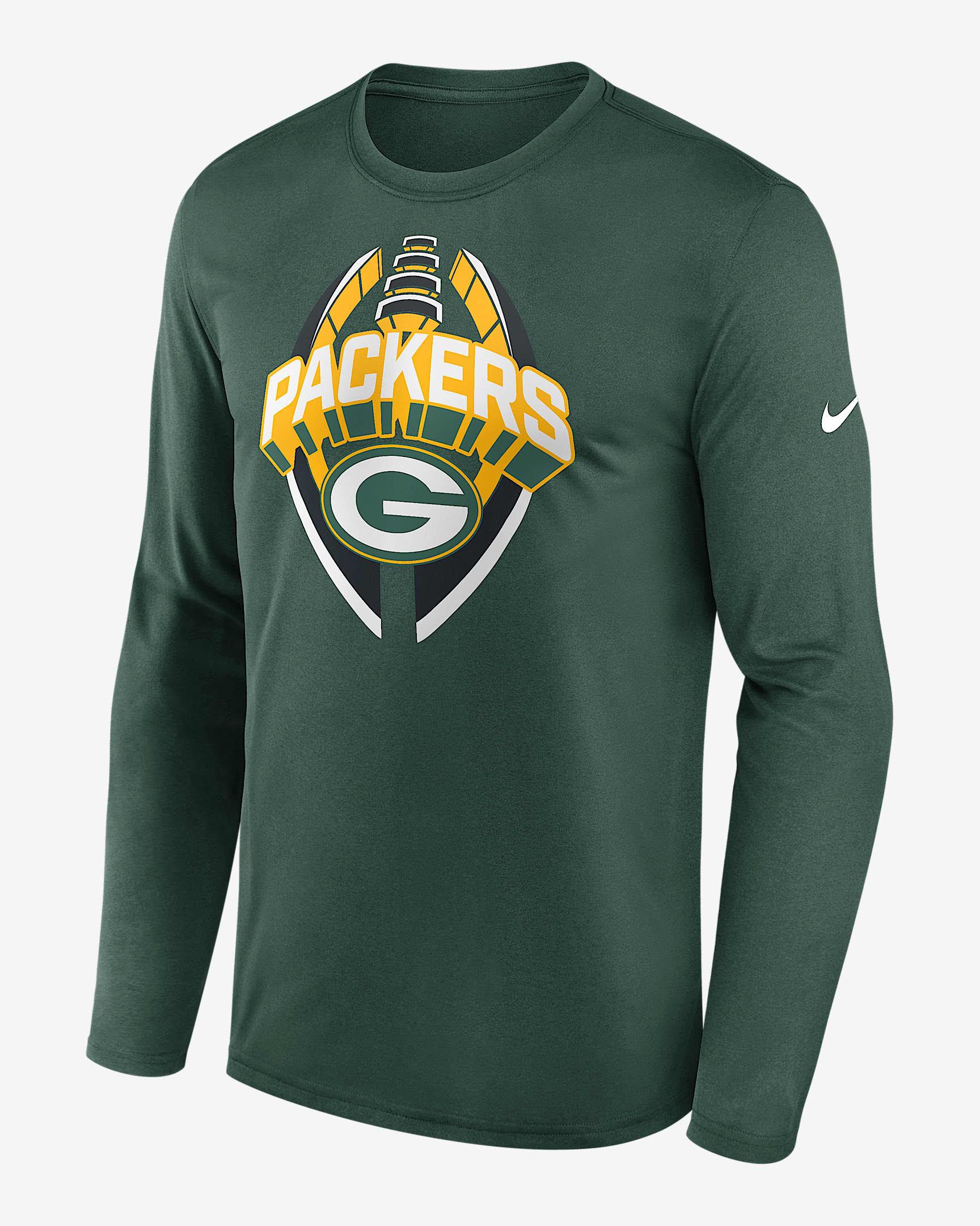 Green Bay Packers Legend Icon Men's Nike Dri-FIT NFL Long-Sleeve T-Shirt - Green