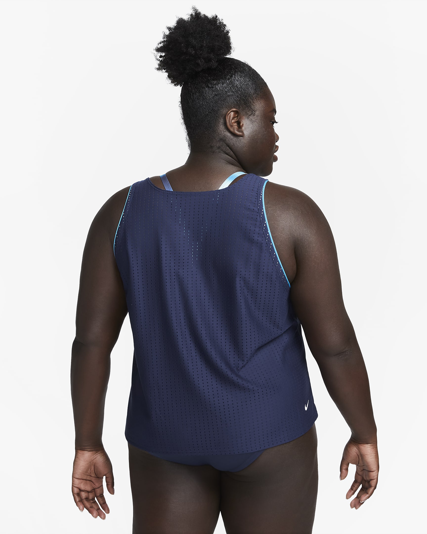 Nike Swim Women's Convertible Layered Tankini Top (Plus Size). Nike.com