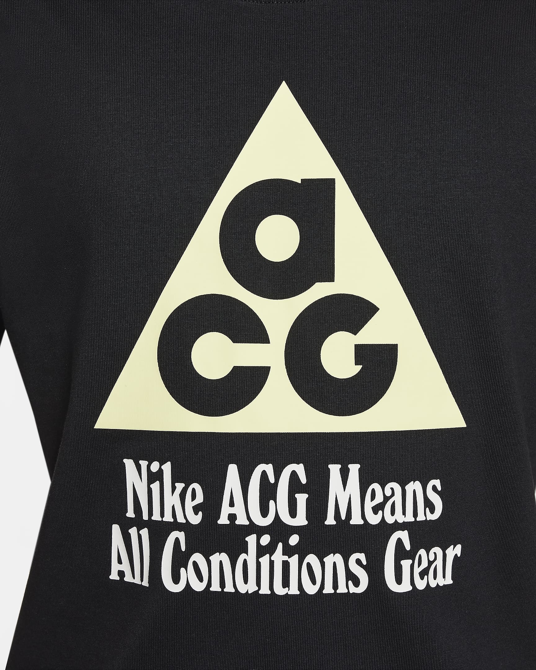 Nike ACG póló nagyobb gyerekeknek - Fekete