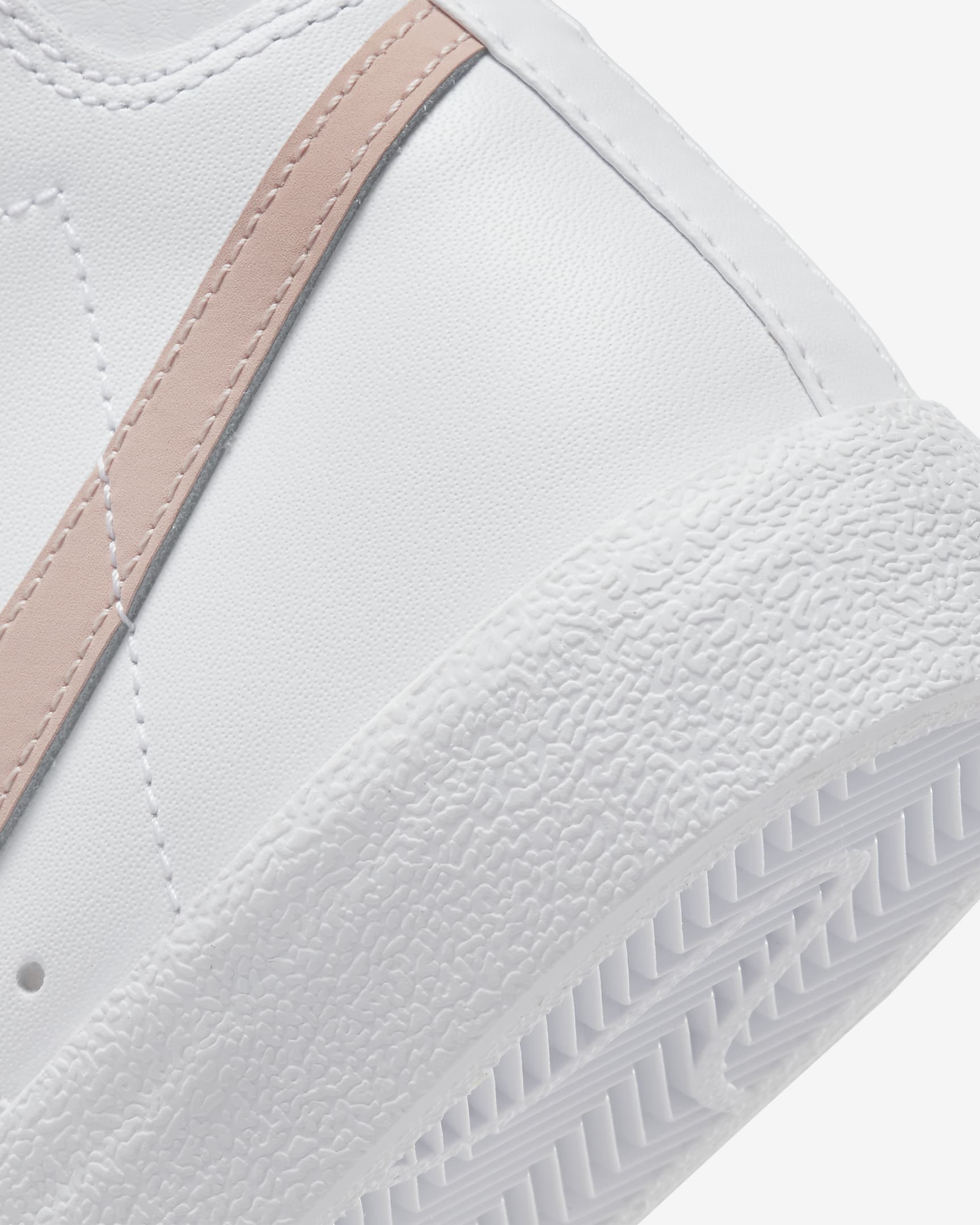 Nike Blazer Mid '77 Women's Shoes - White/Peach/Summit White/Pink Oxford