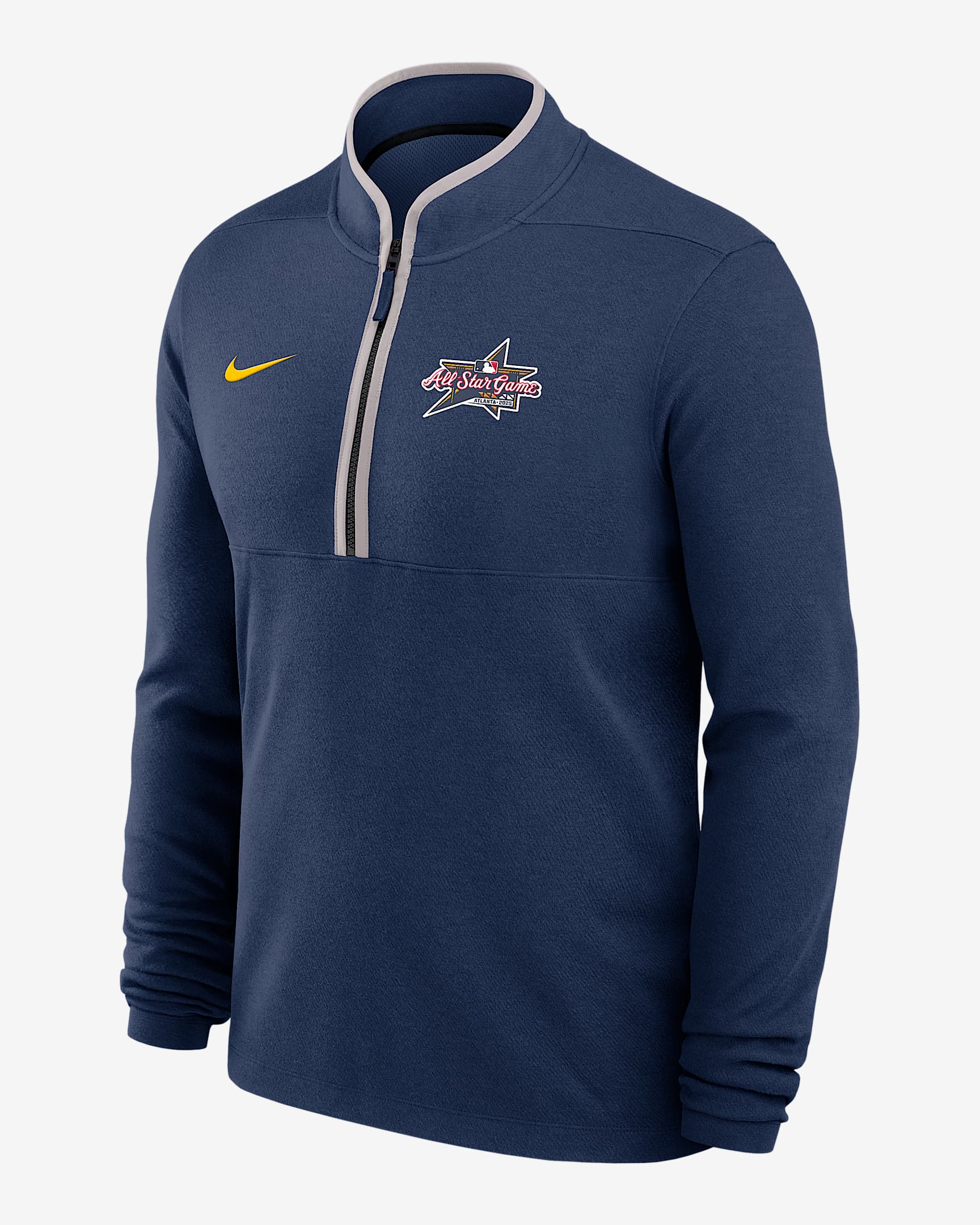 2025 All-Star Game Victory Men's Nike Dri-FIT MLB 1/2-Zip Long-Sleeve Top - Navy