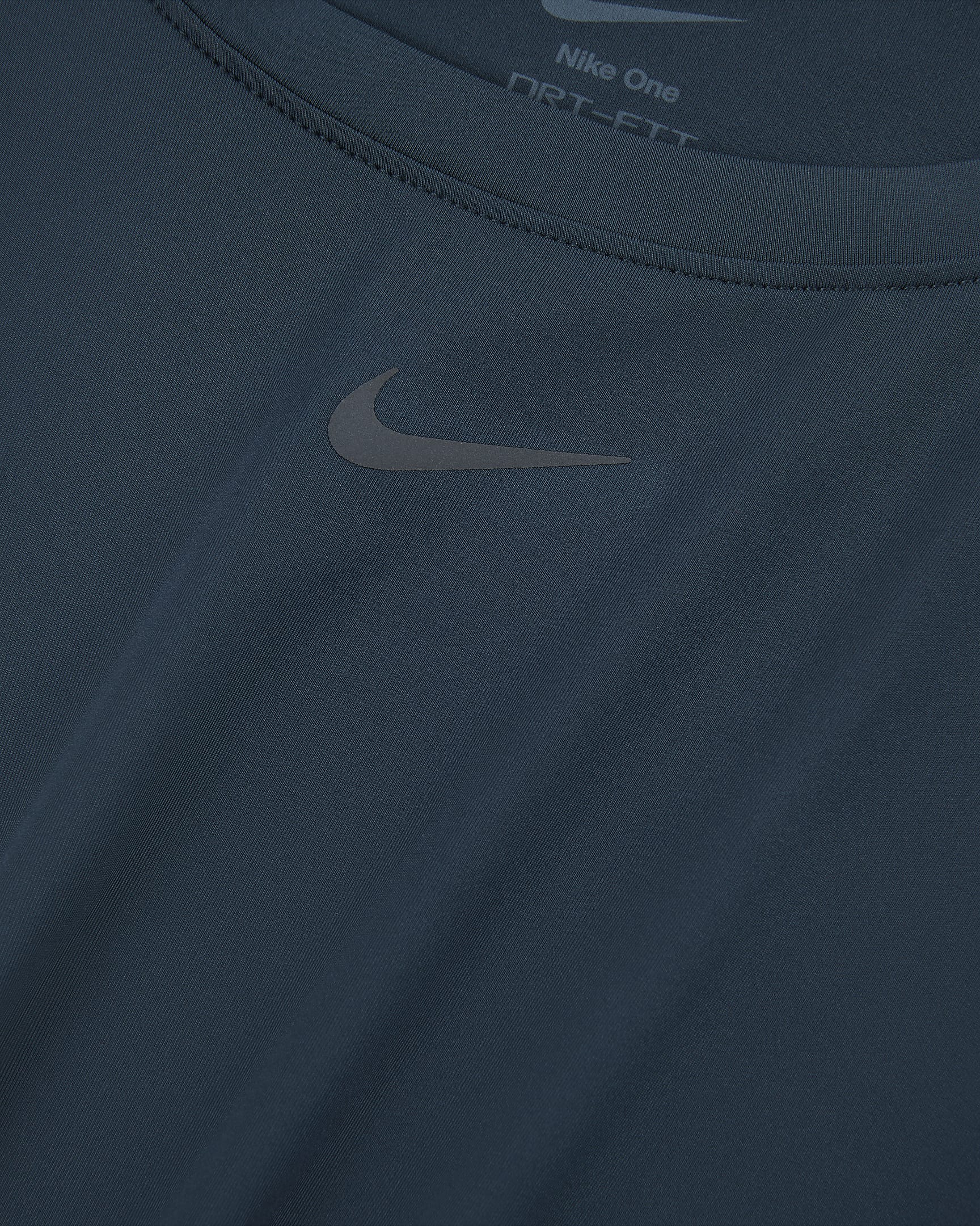 Nike One Classic 女款 Dri-FIT 長袖上衣 - Armory Navy/黑色