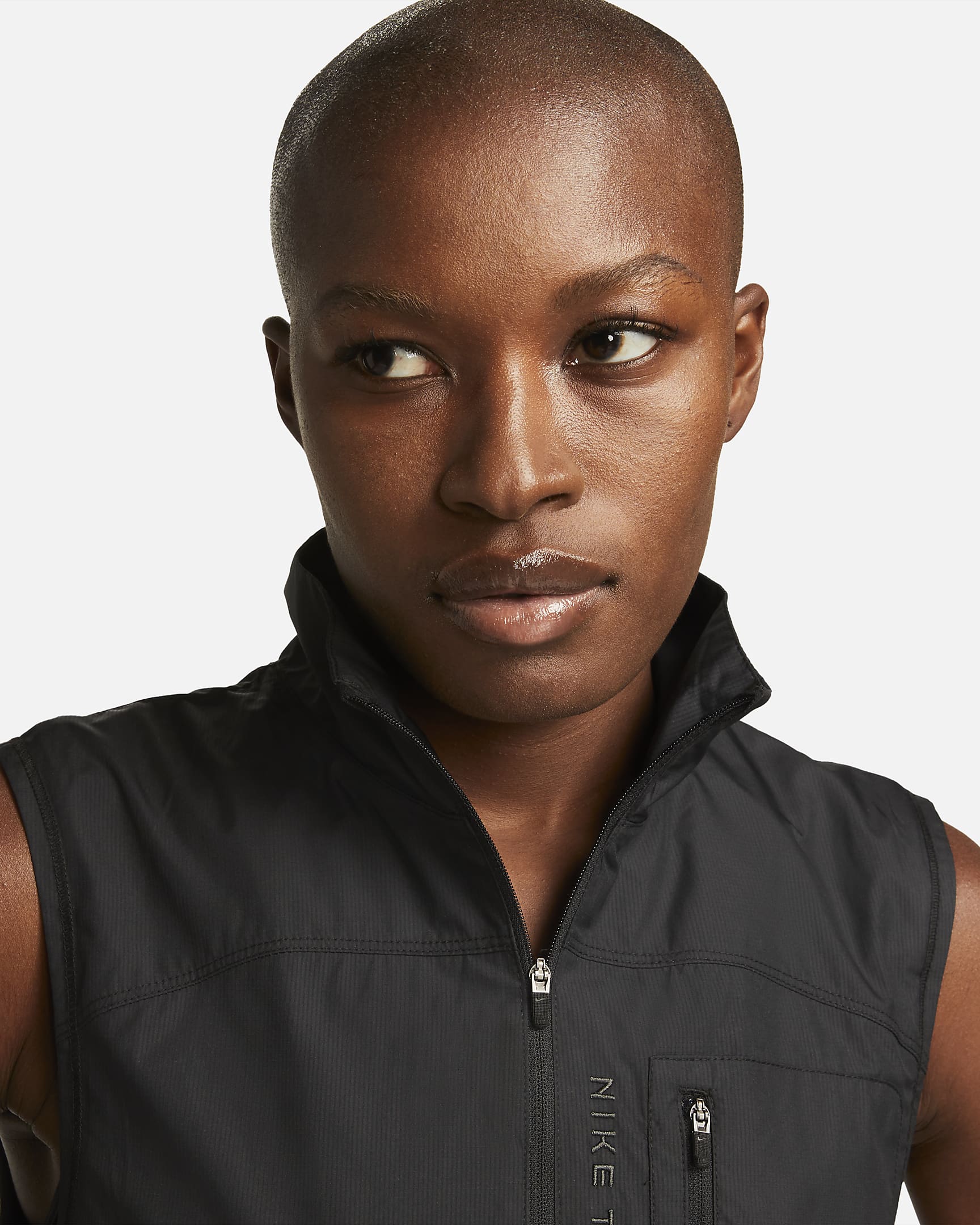 Veste de trail sans manches Nike Trail Repel pour femme. Nike BE