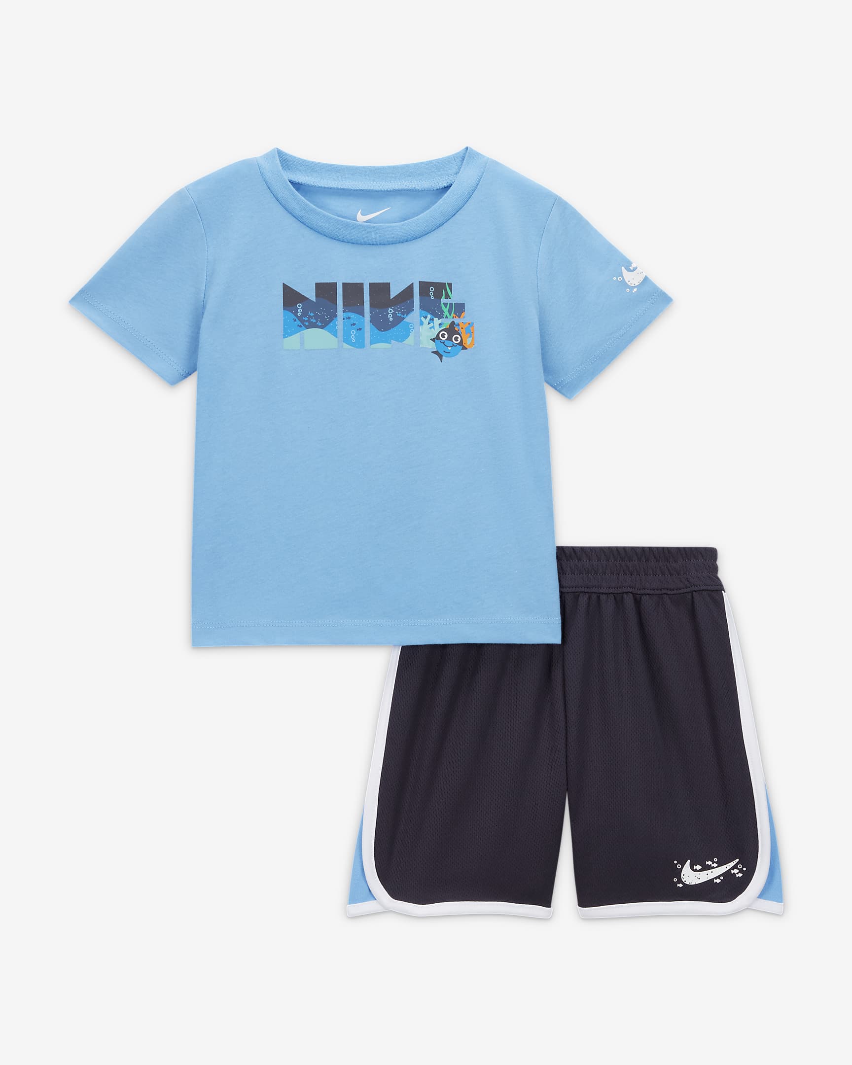Nike Sportswear Coral Reef Mesh Shorts Set Baby 2piece Set. Nike NL