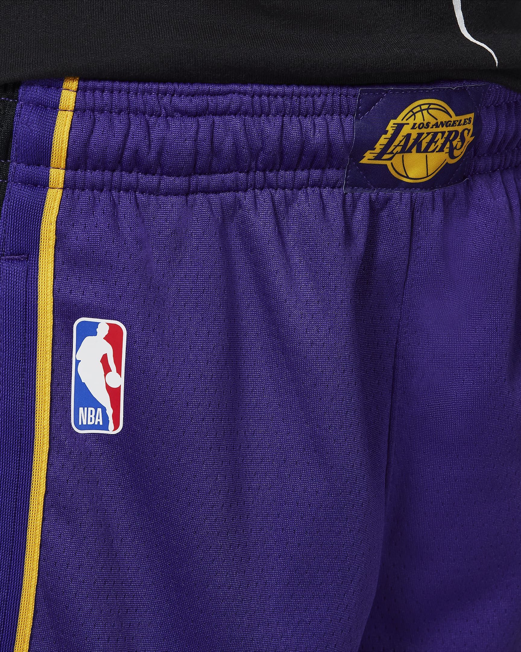 Basketbalové kraťasy Jordan NBA Swingman Los Angeles Lakers Statement Edition pro větší děti - Field Purple