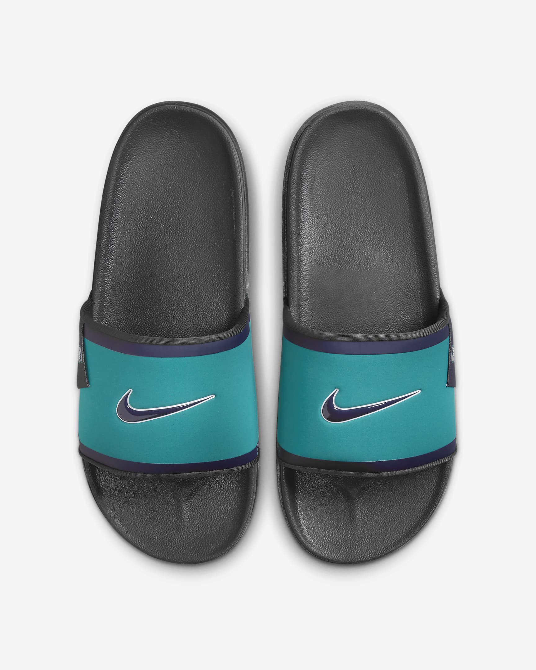 Chanclas Offcourt Nike Offcourt (Seattle Mariners) - Martes de carnaval/Gris humo oscuro/Azul marino medianoche