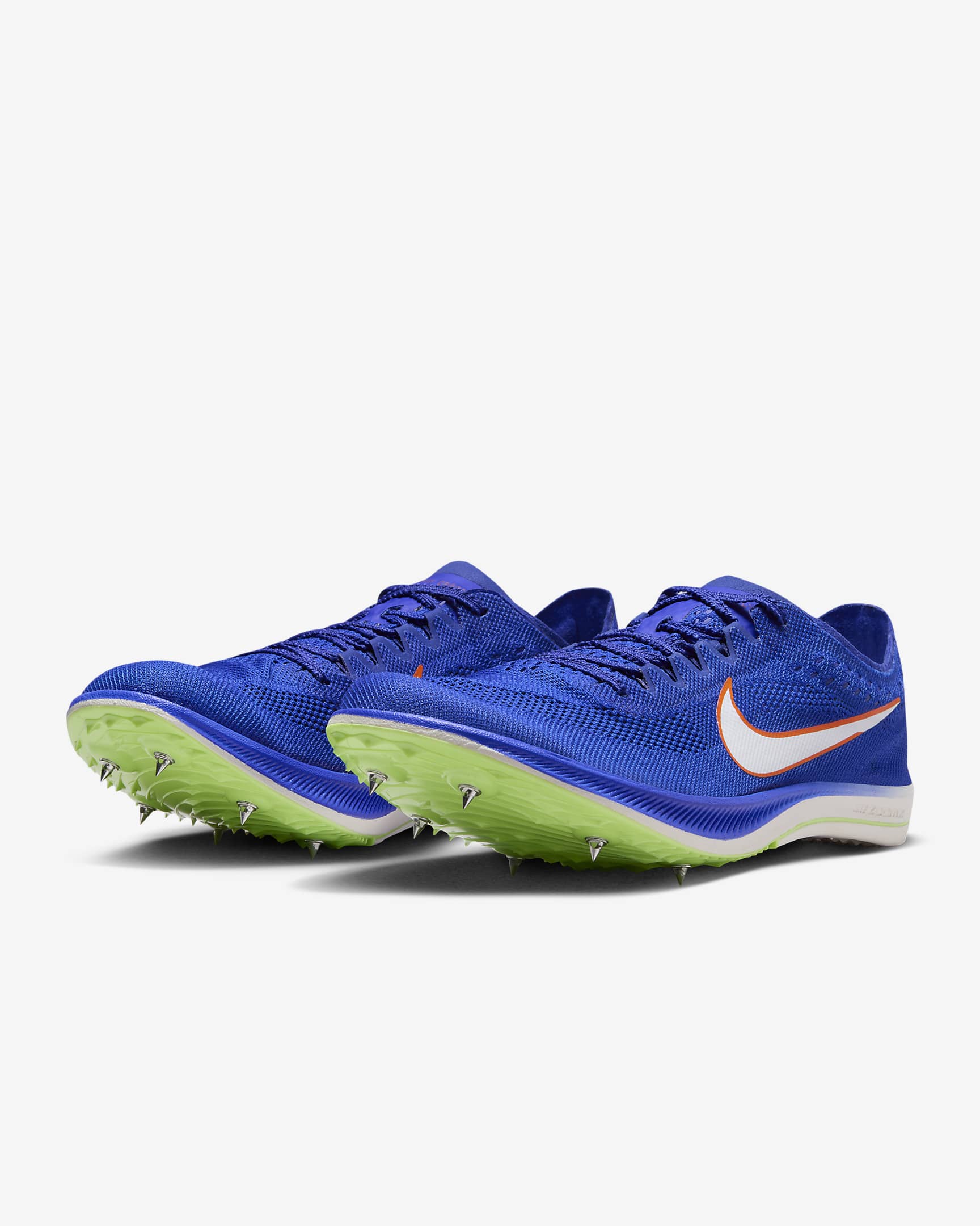 Nike ZoomX Dragonfly Track & Field Distance Spikes - Racer Blue/Safety Orange/Lime Blast/White