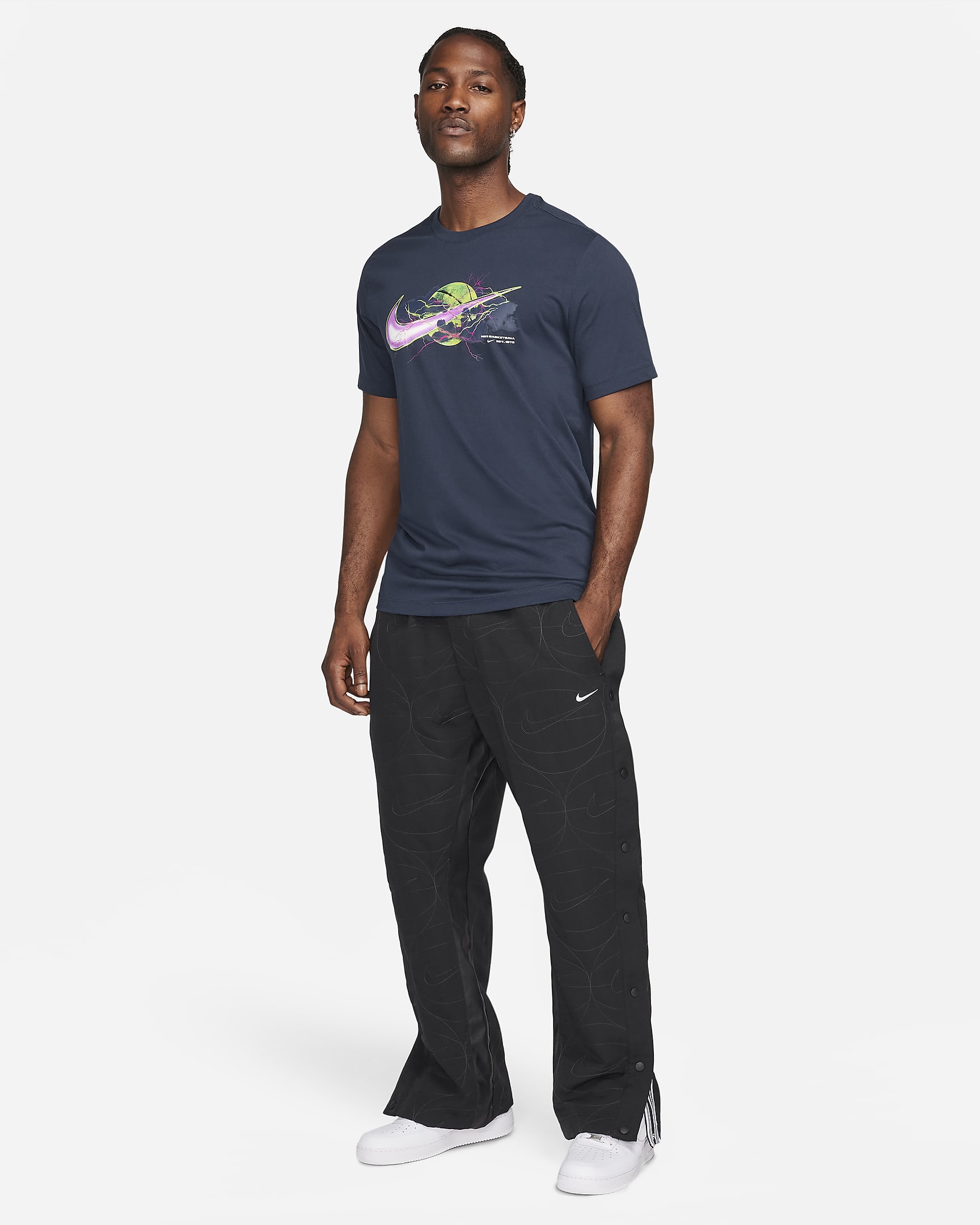 double swoosh nike t shirt