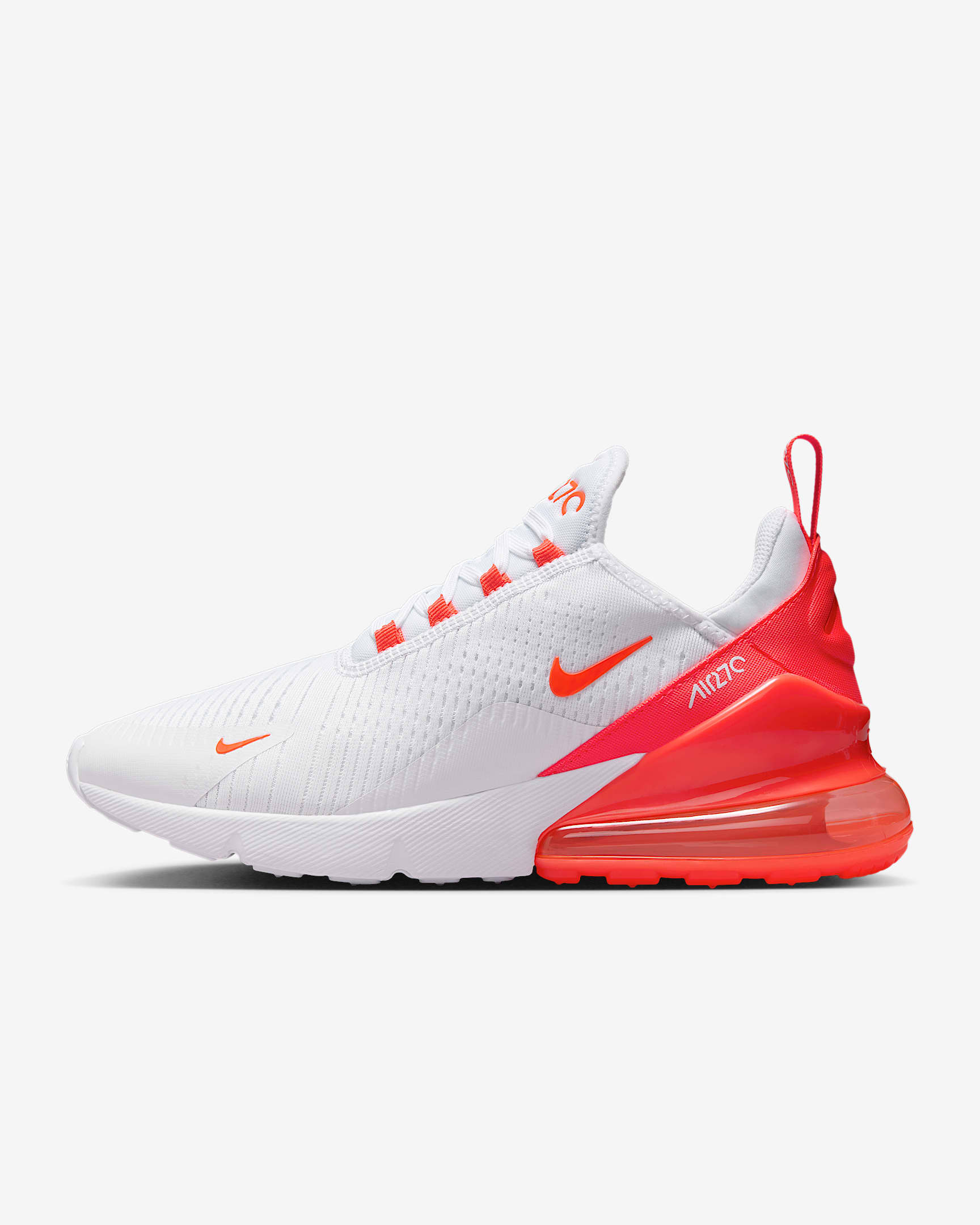 Nike Air Max 270 Women's Shoes - White/White/Bright Crimson
