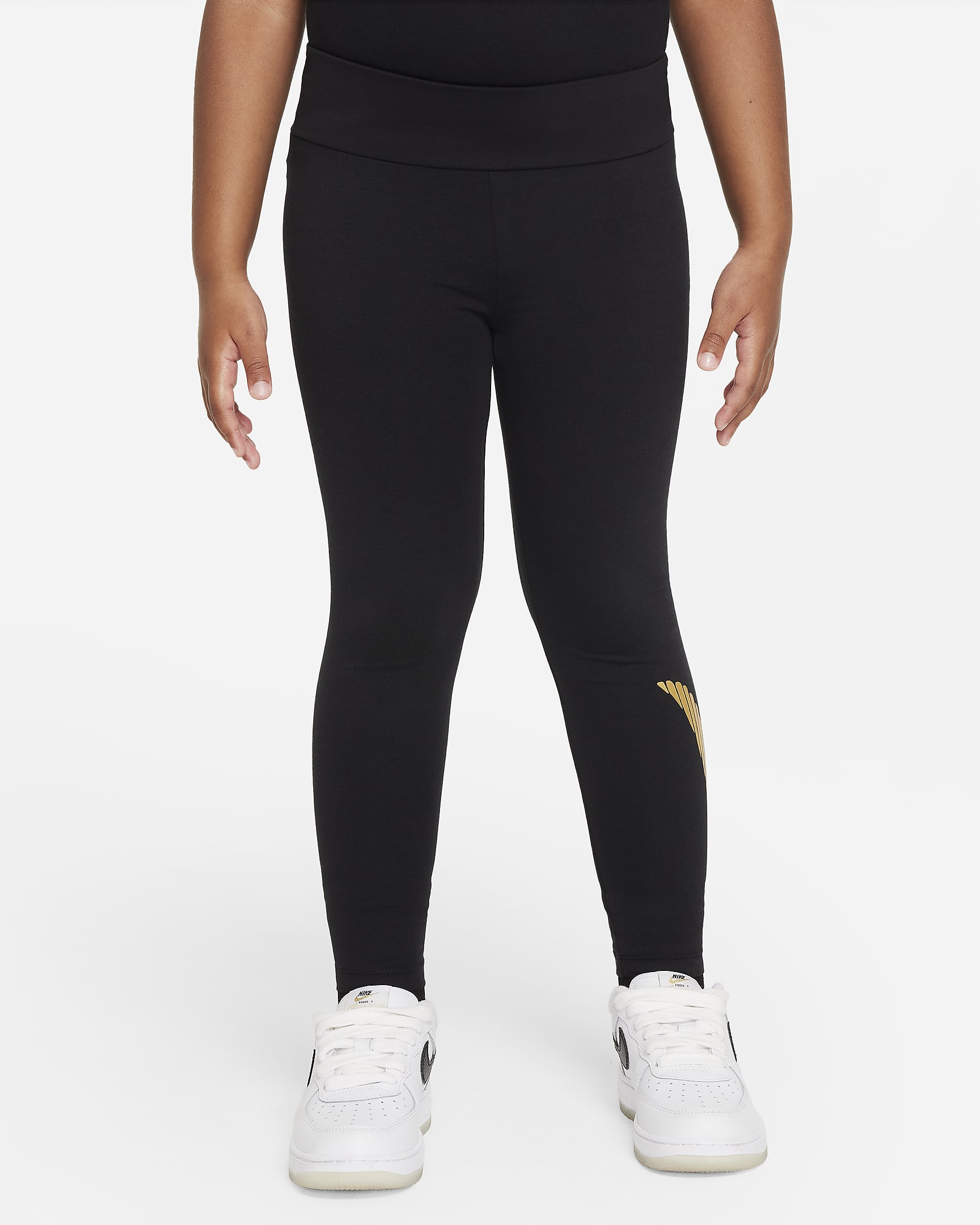 Nike Sportswear Shine Leggings Younger Kids' Leggings - Black