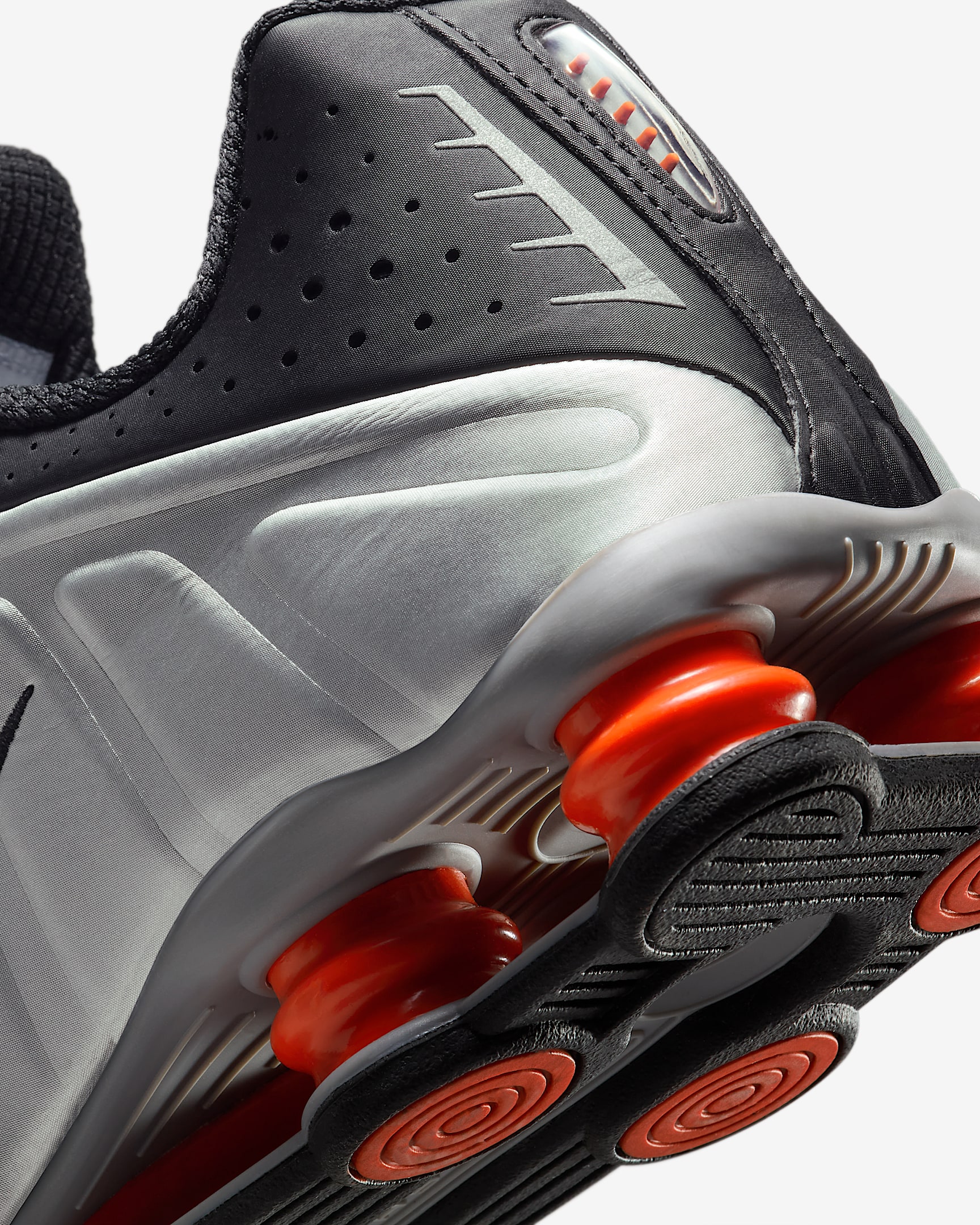 Scarpa Nike Shox R4 – Uomo - Argento metallizzato/Nero/Picante Red/Argento metallizzato