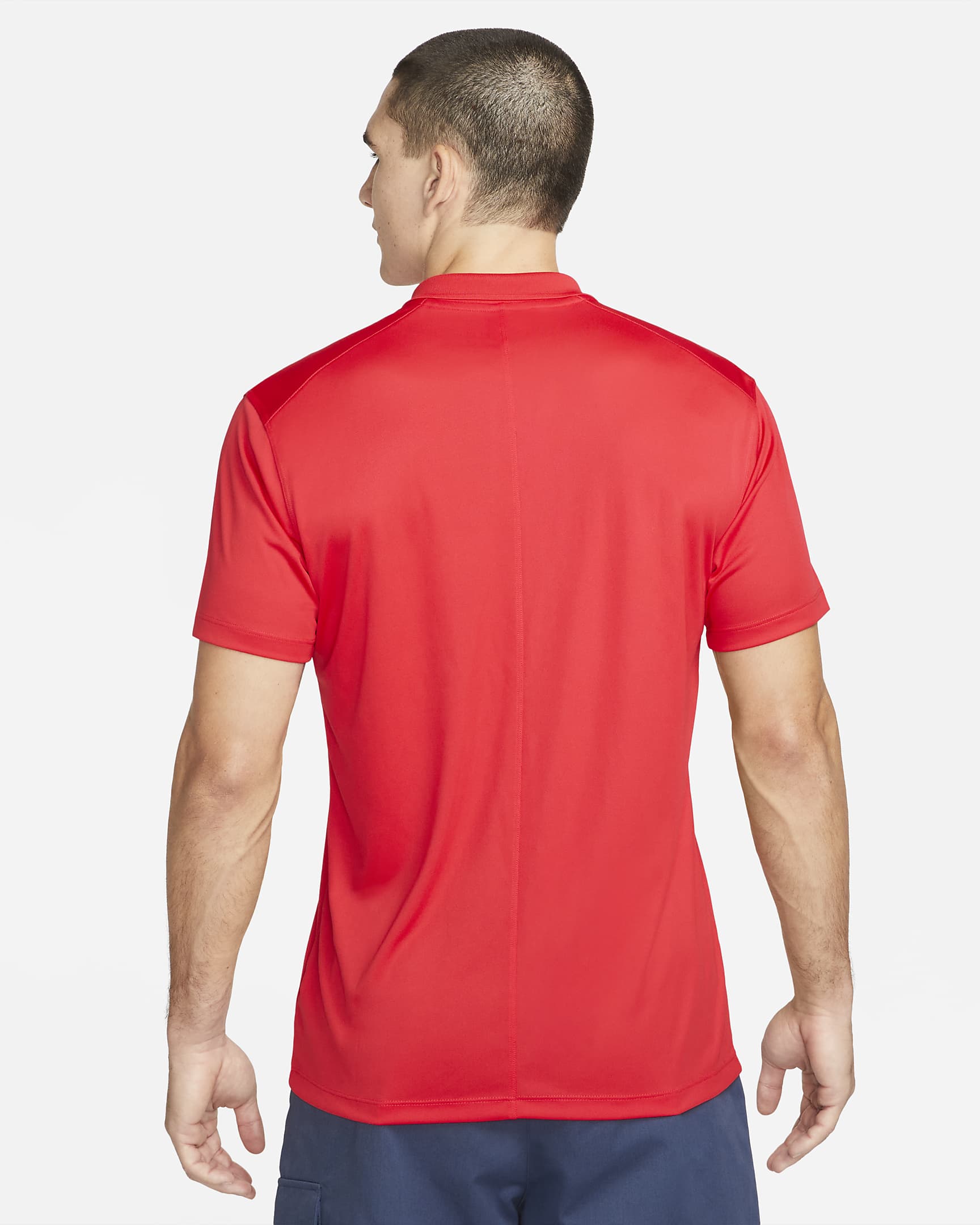 U.S. Victory Men's Nike Dri-FIT Soccer Polo - Speed Red/White