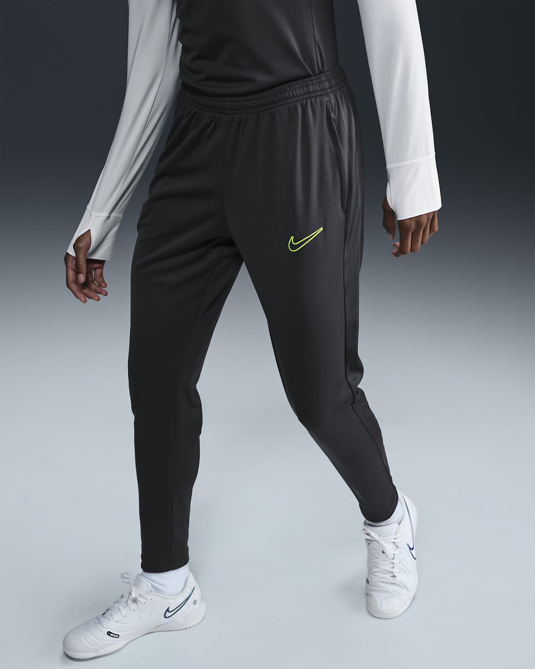 Nike Dri-FIT Academy Women's Football Pants - Anthracite/Volt