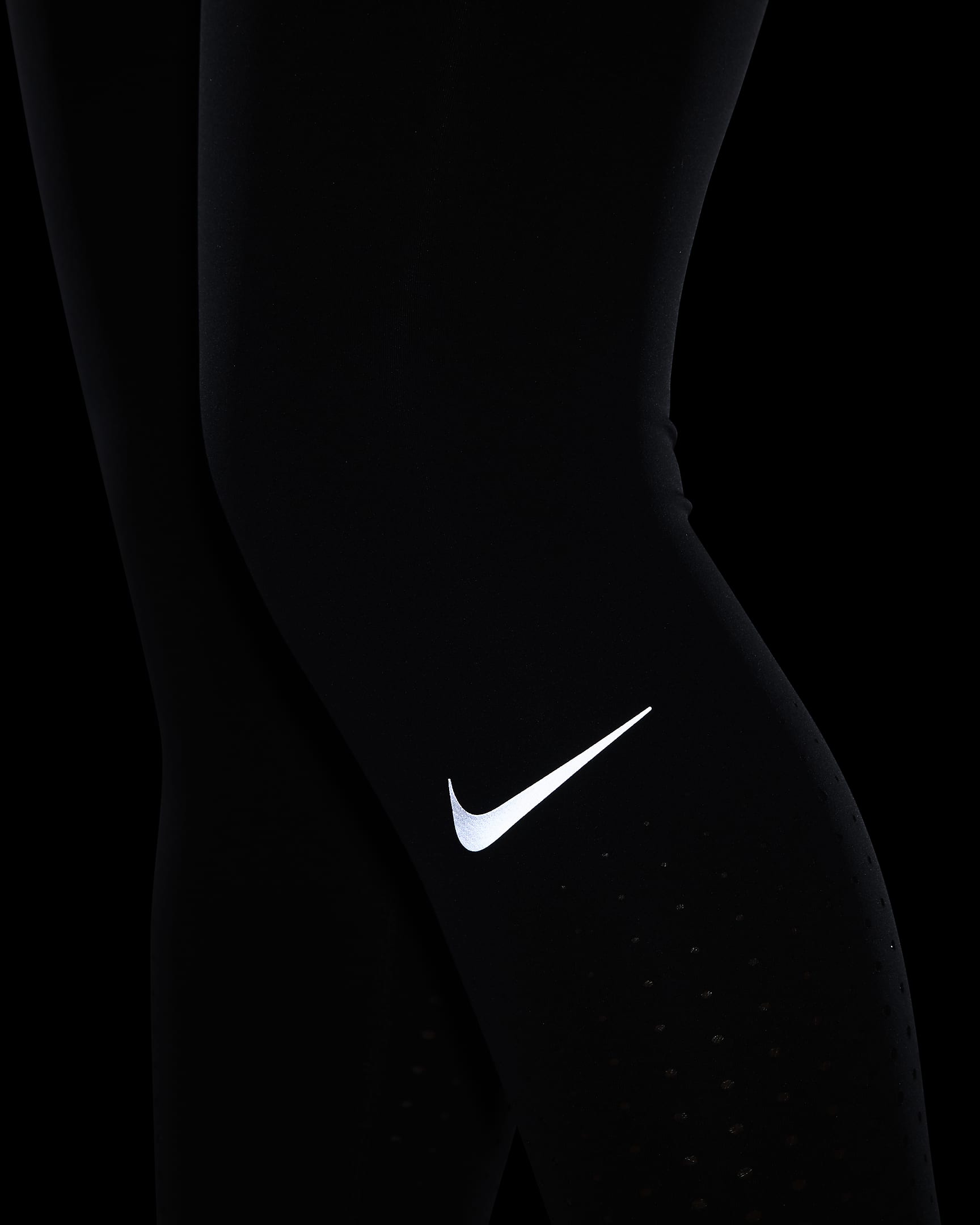 Nike Epic Luxe Leggings mit halbhohem Bund und Tasche für Damen - Schwarz