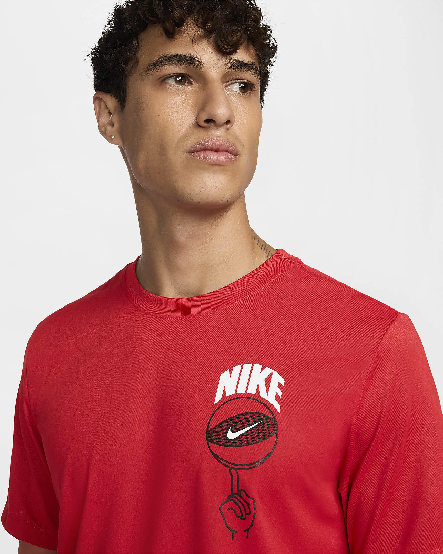 Nike Dri-FIT Basketball-T-Shirt für Herren - University Red