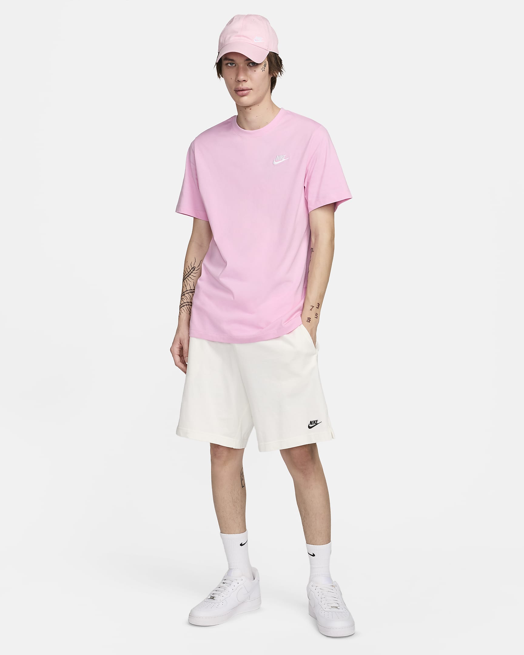 Nike Sportswear Club Herren-T-Shirt - Pink Rise