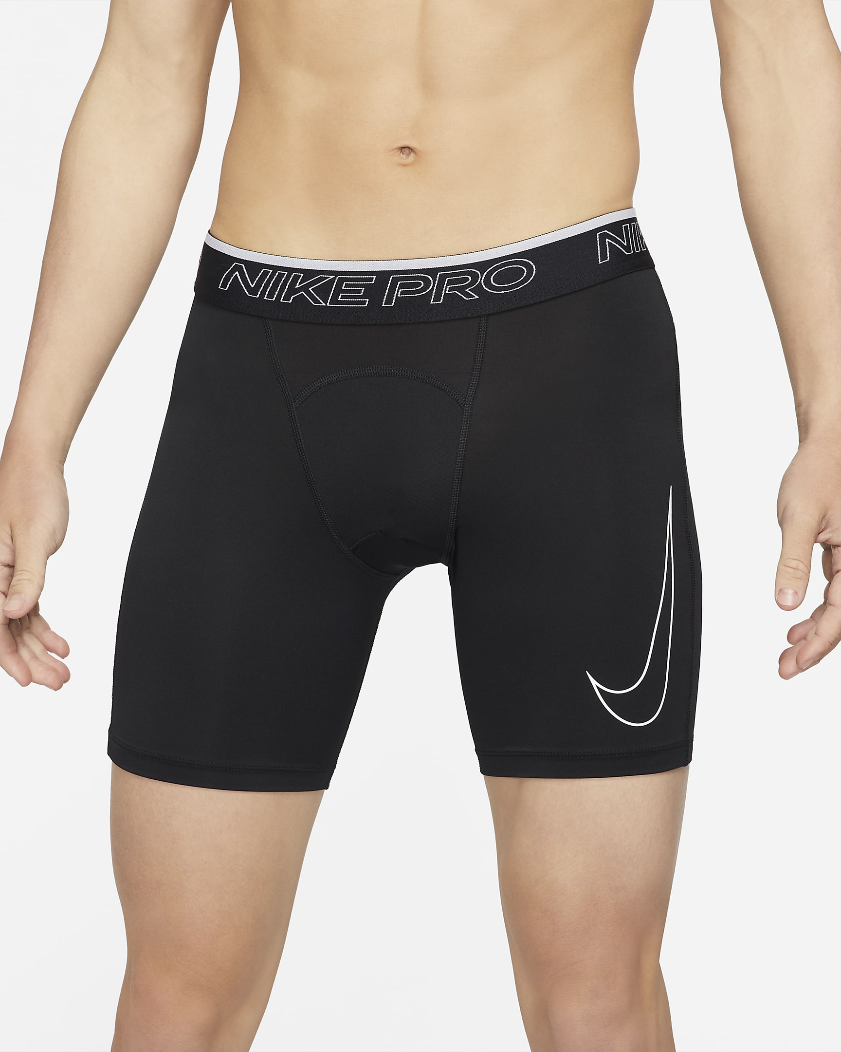 Nike Pro Dri-FIT Men's Shorts - Black/White