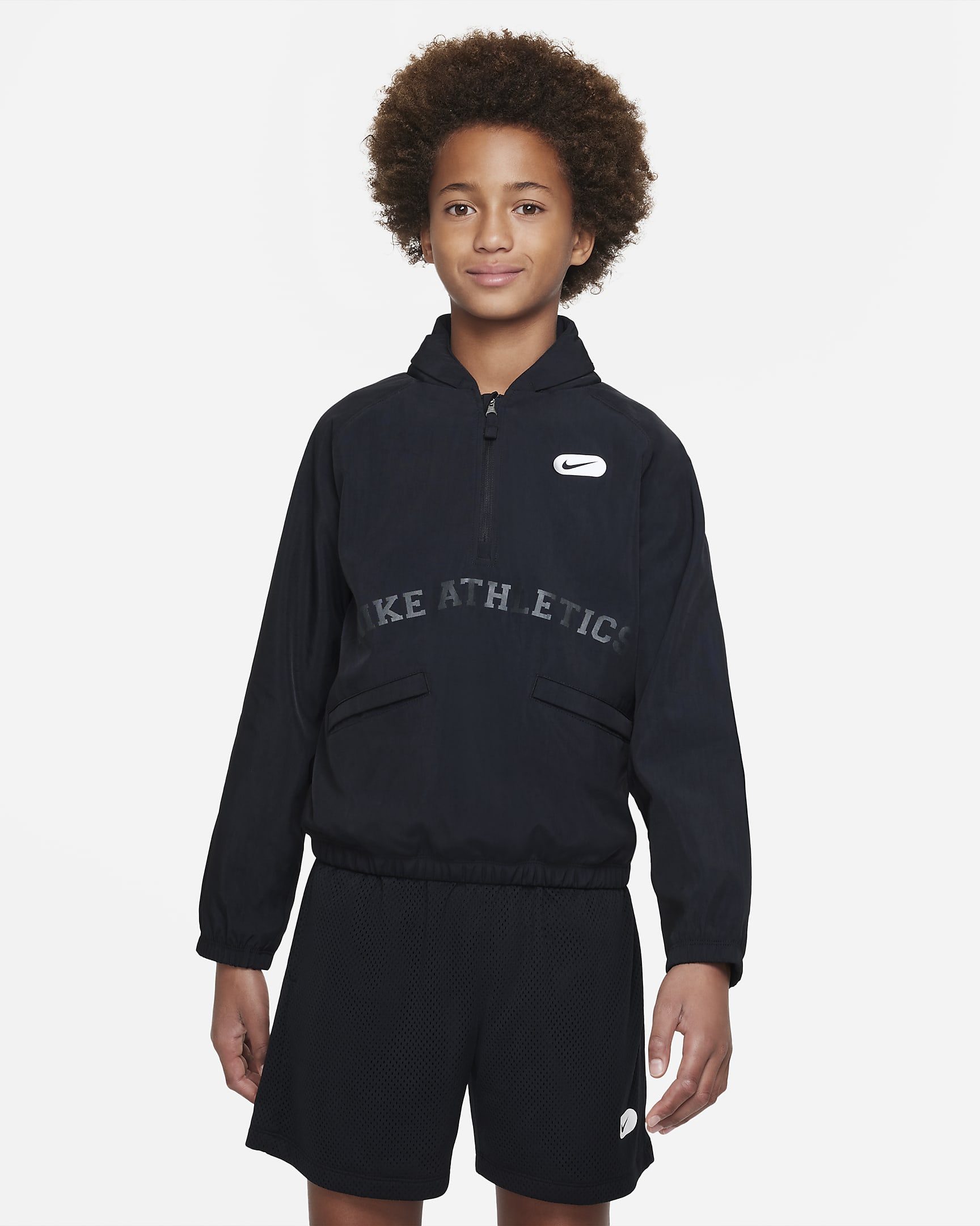 Nike Athletics Repel Older Kids' (Boys') 1/2-Zip Training Hoodie. Nike NL