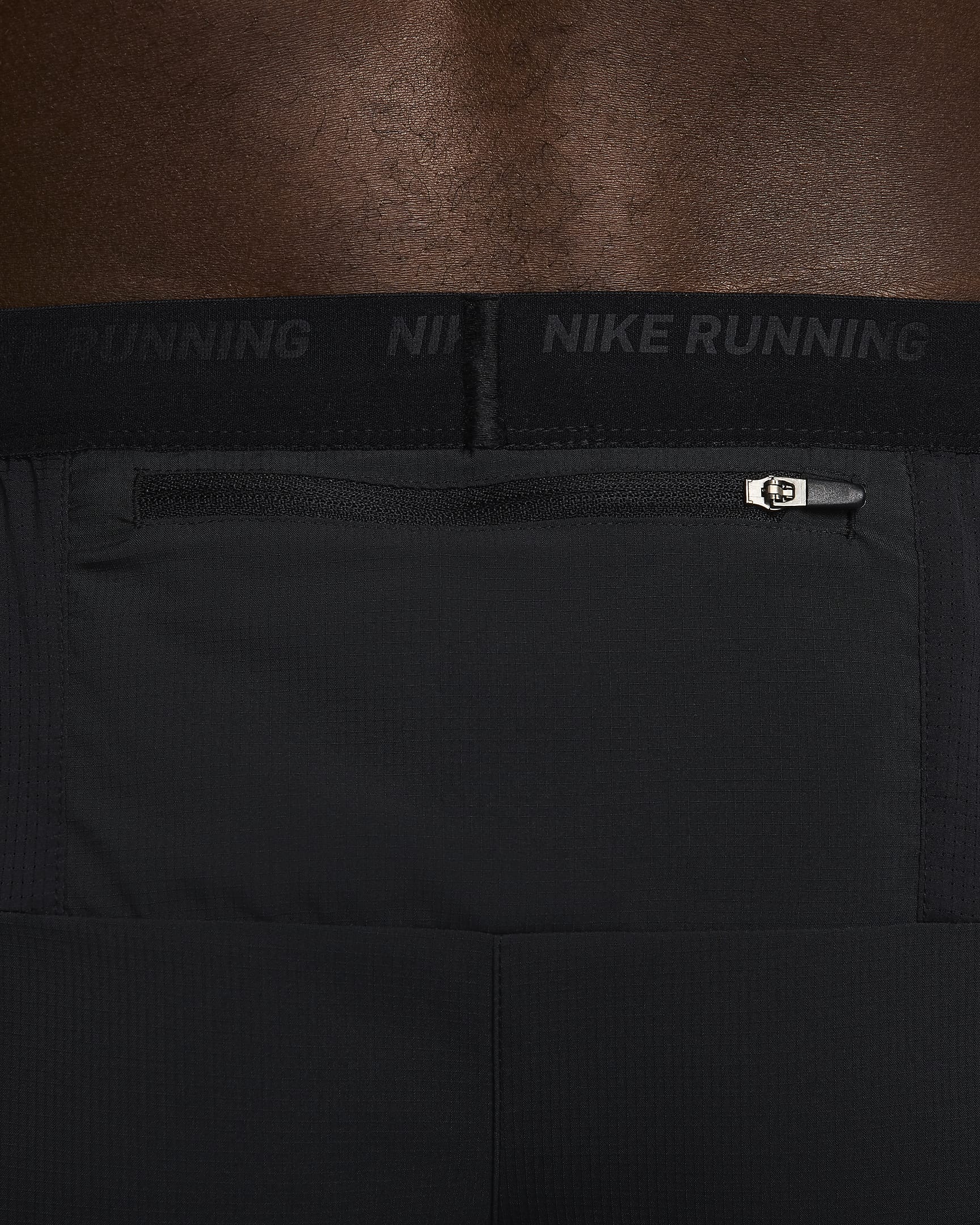 Shorts de correr de 13 cm con forro de ropa interior para hombre Nike Flex Stride Run Energy - Negro/Negro/Polvo fotón/Blanco