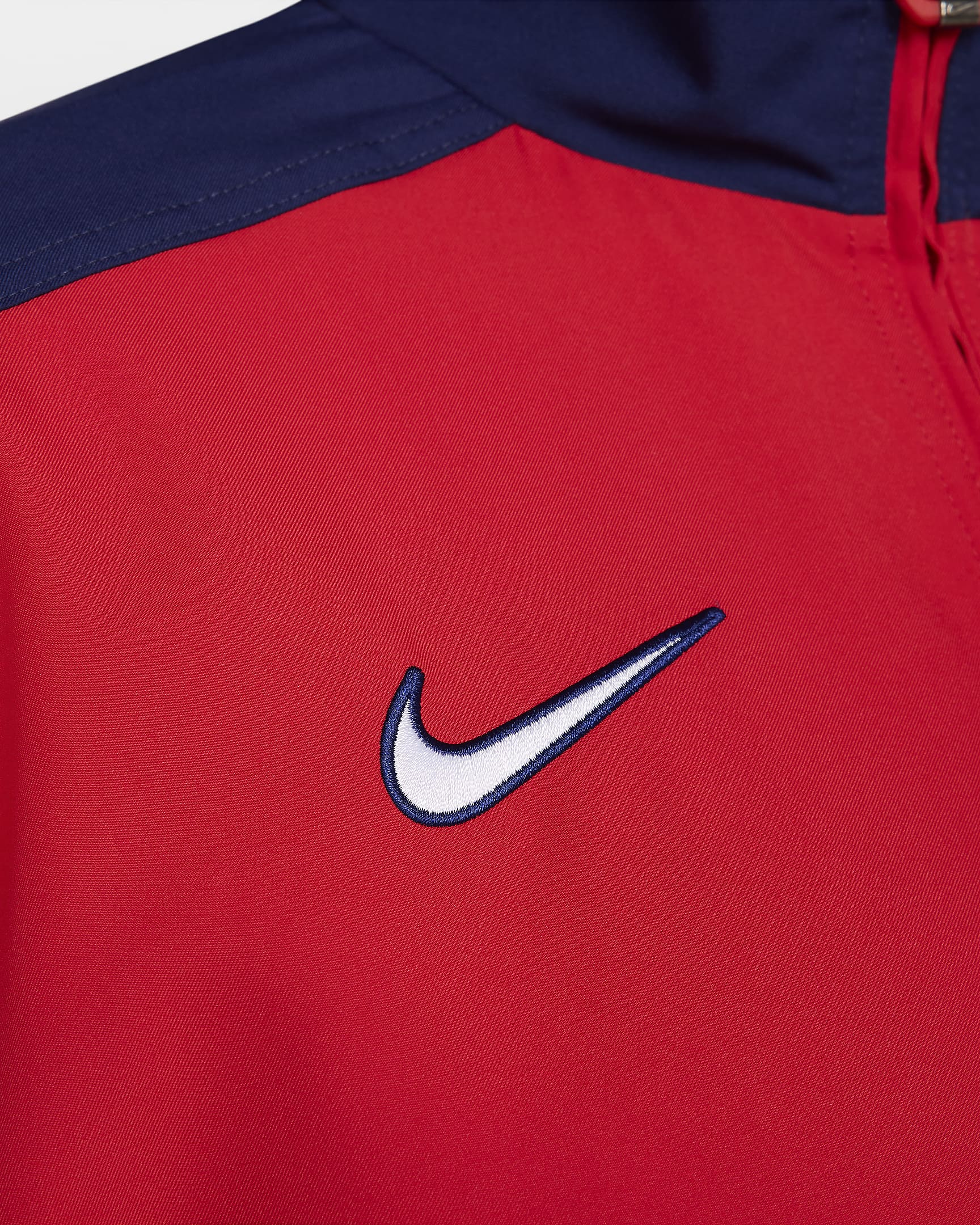 USWNT 1999 Reissue Nike Football Replica-løbejakke til kvinder - University Red/Loyal Blue/hvid