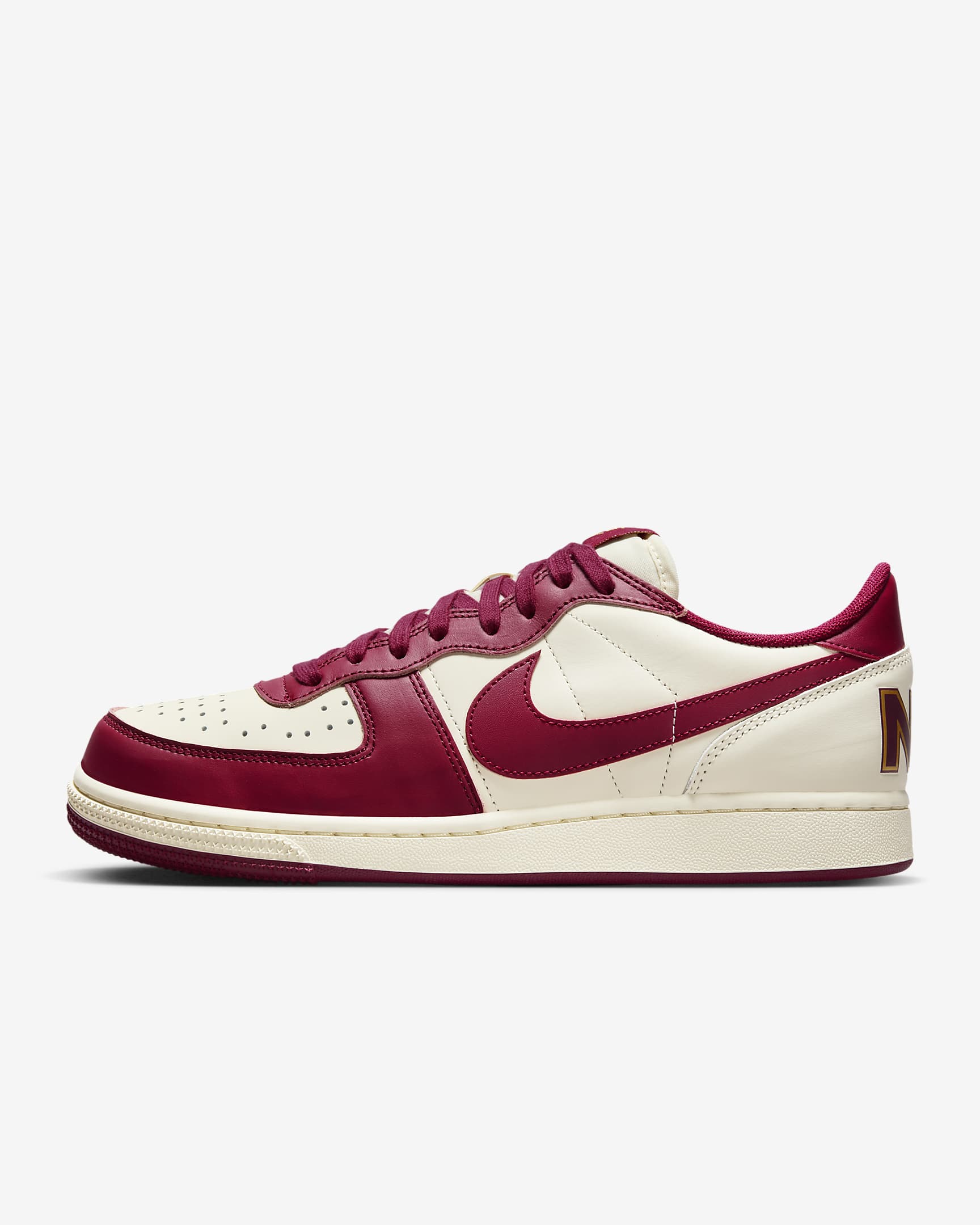 Calzado Nike Terminator Low Premium - Leche de coco/Oro metalizado/Rojo pista/Rojo noble