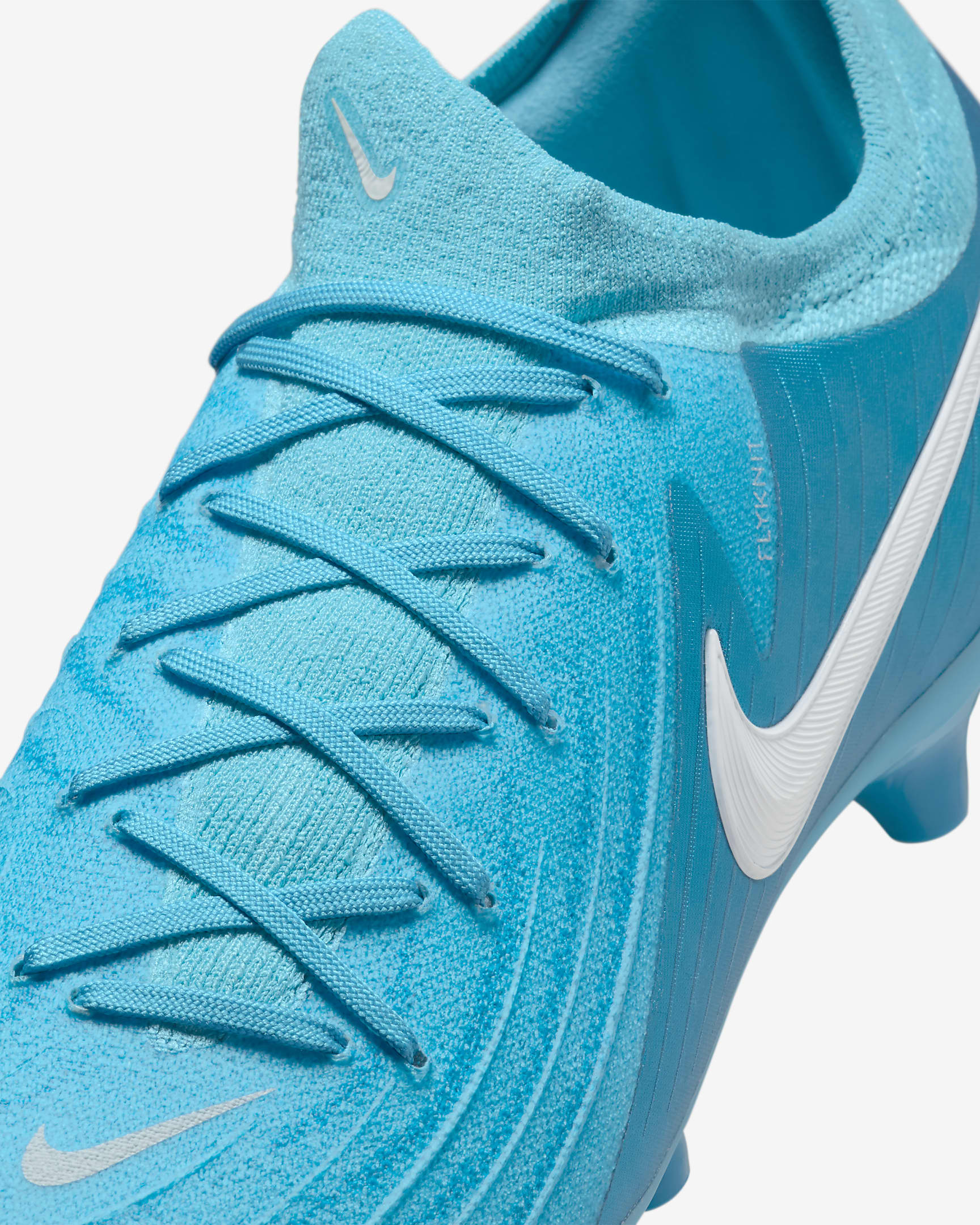 Chuteiras de futebol de cano baixo AG Nike Phantom GX 2 Pro - Azul Fury/Branco