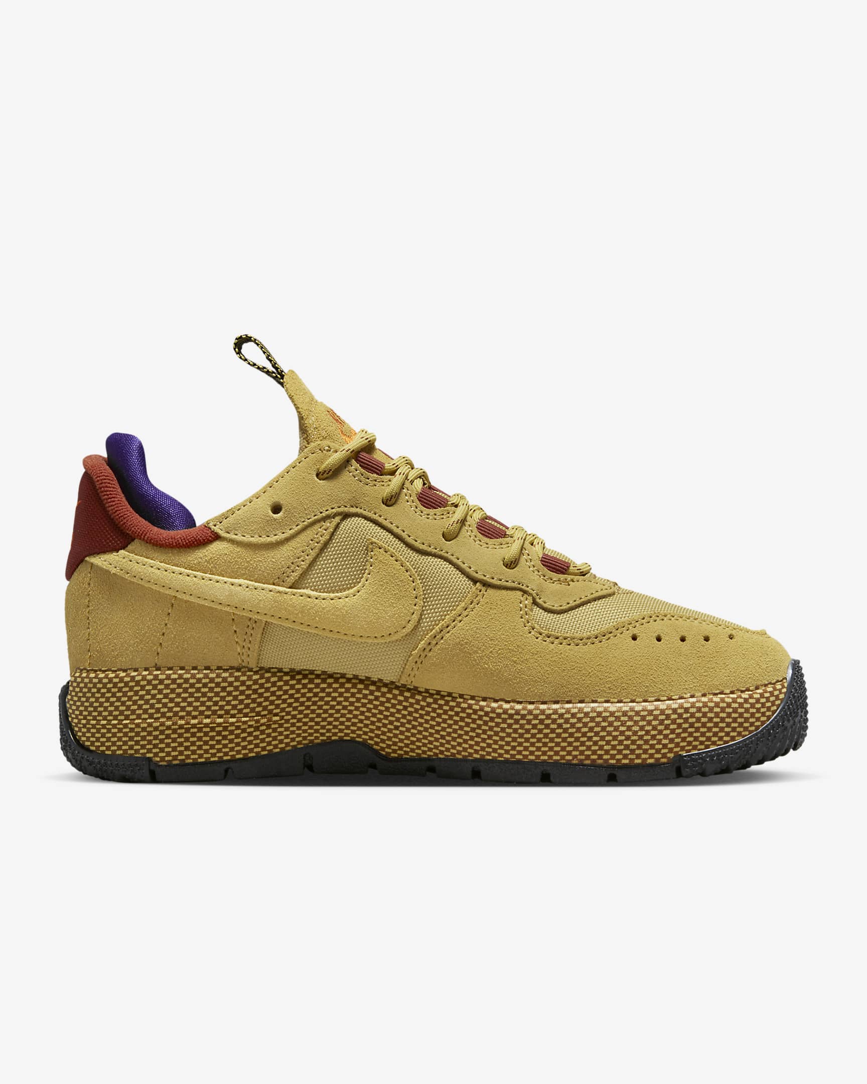 Nike Air Force 1 Wild Women's Shoes - Wheat Gold/Rugged Orange/Field Purple/Wheat Gold