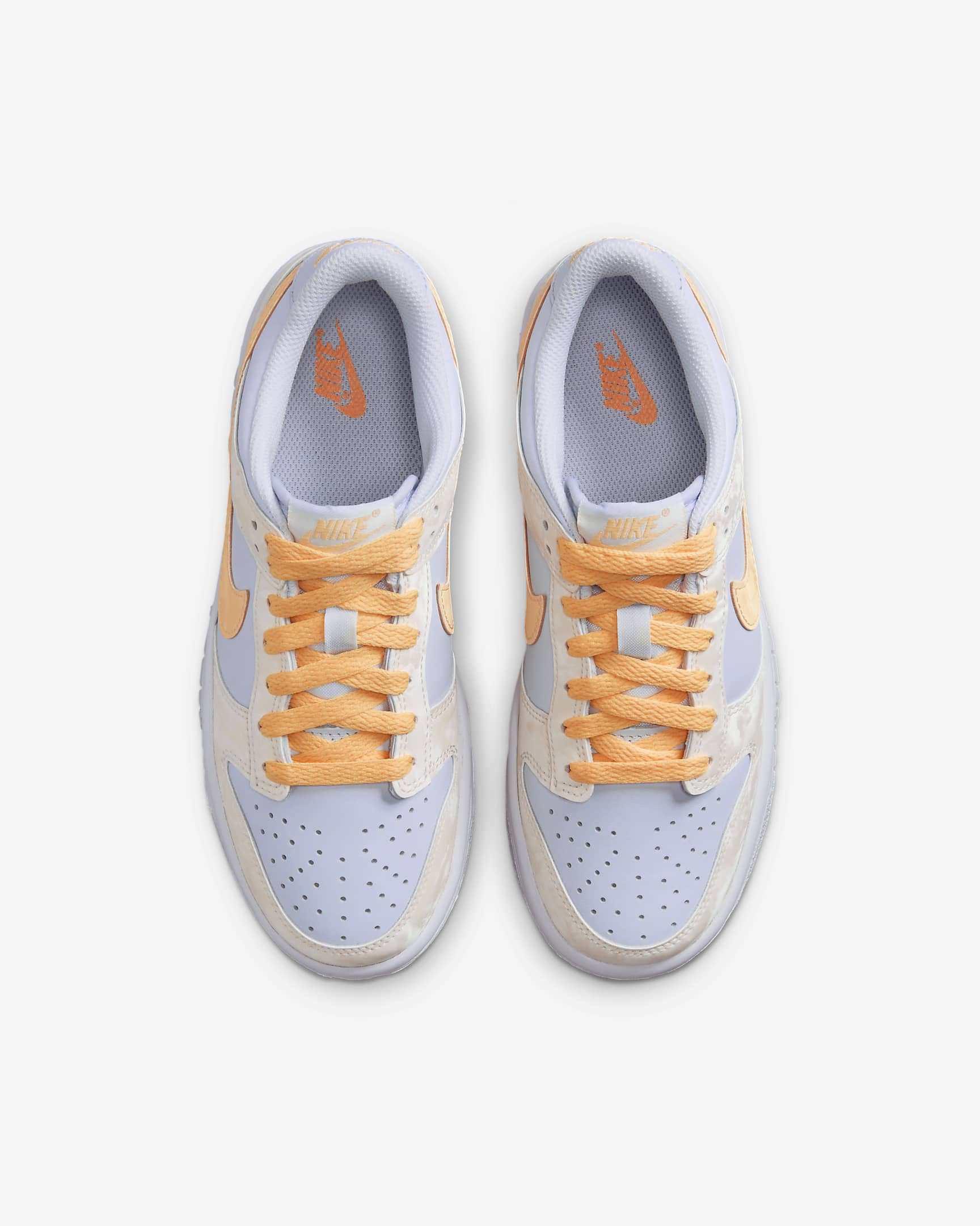 Nike Dunk Low Older Kids' Shoes - Pale Ivory/Football Grey/White/Melon Tint