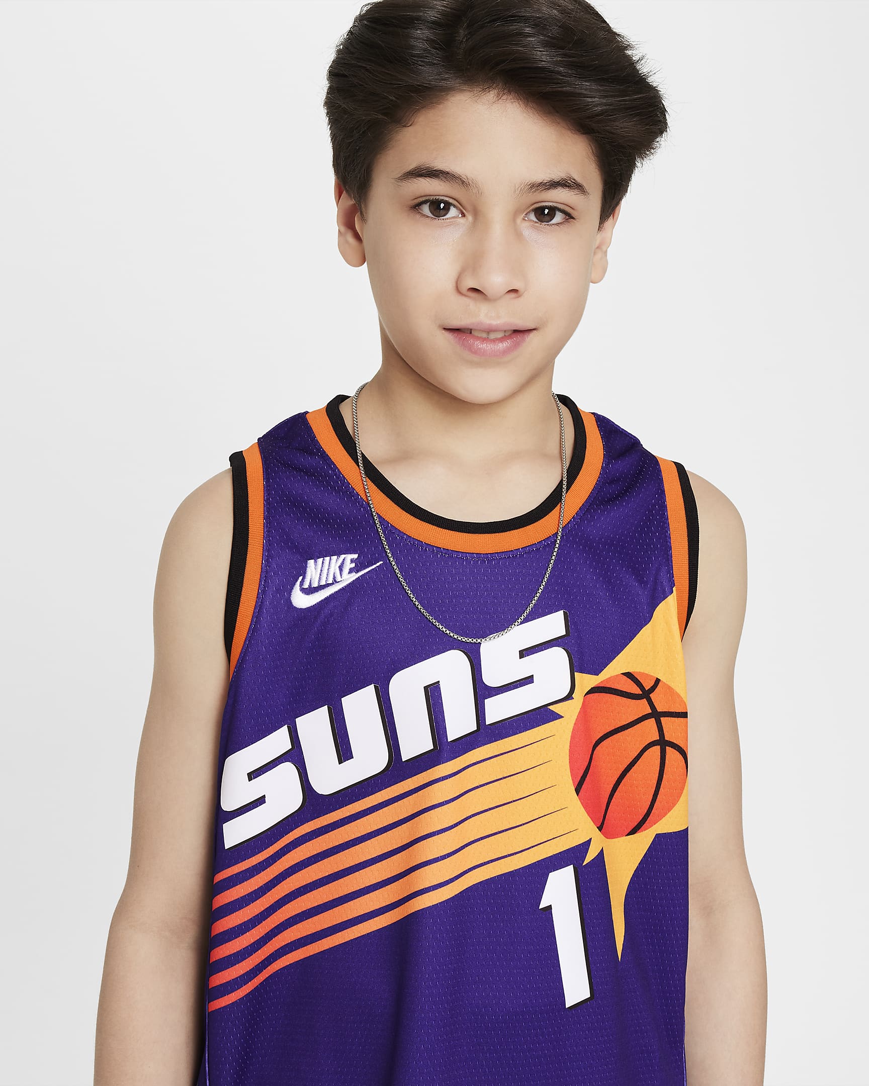 Devin Booker Phoenix Suns Older Kids' Nike Dri-FIT NBA Swingman Jersey - Field Purple