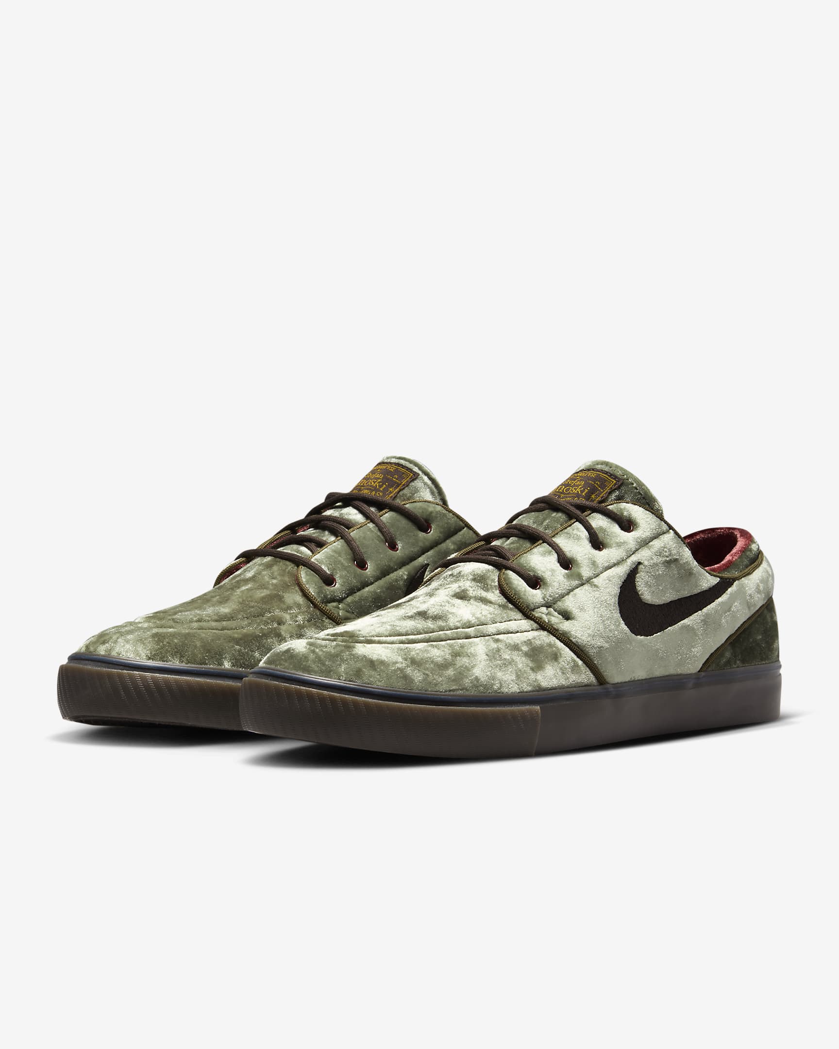 Nike SB Zoom Janoski OG+ SE-skatersko - Medium Olive/Baroque Brown/Dark Team Red/Velvet Brown