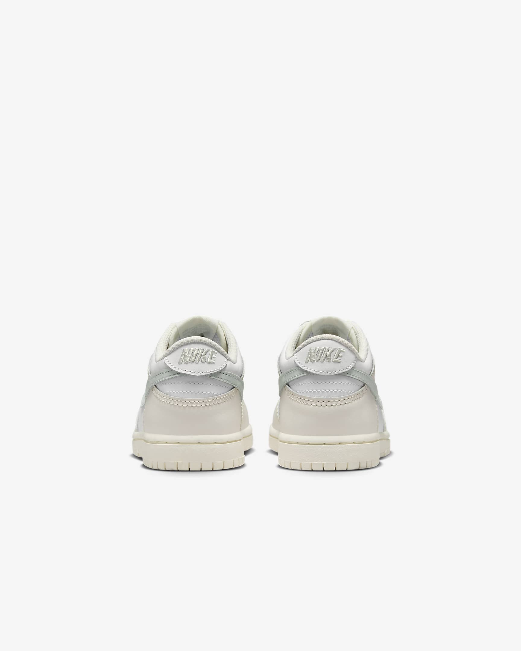 Nike Dunk Low Younger Kids' Shoes - White/Phantom/Light Silver