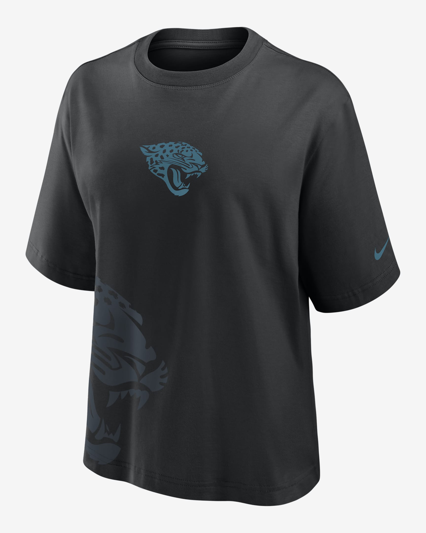 Jacksonville Jaguars Boxy Women's Nike NFL T-Shirt - Black