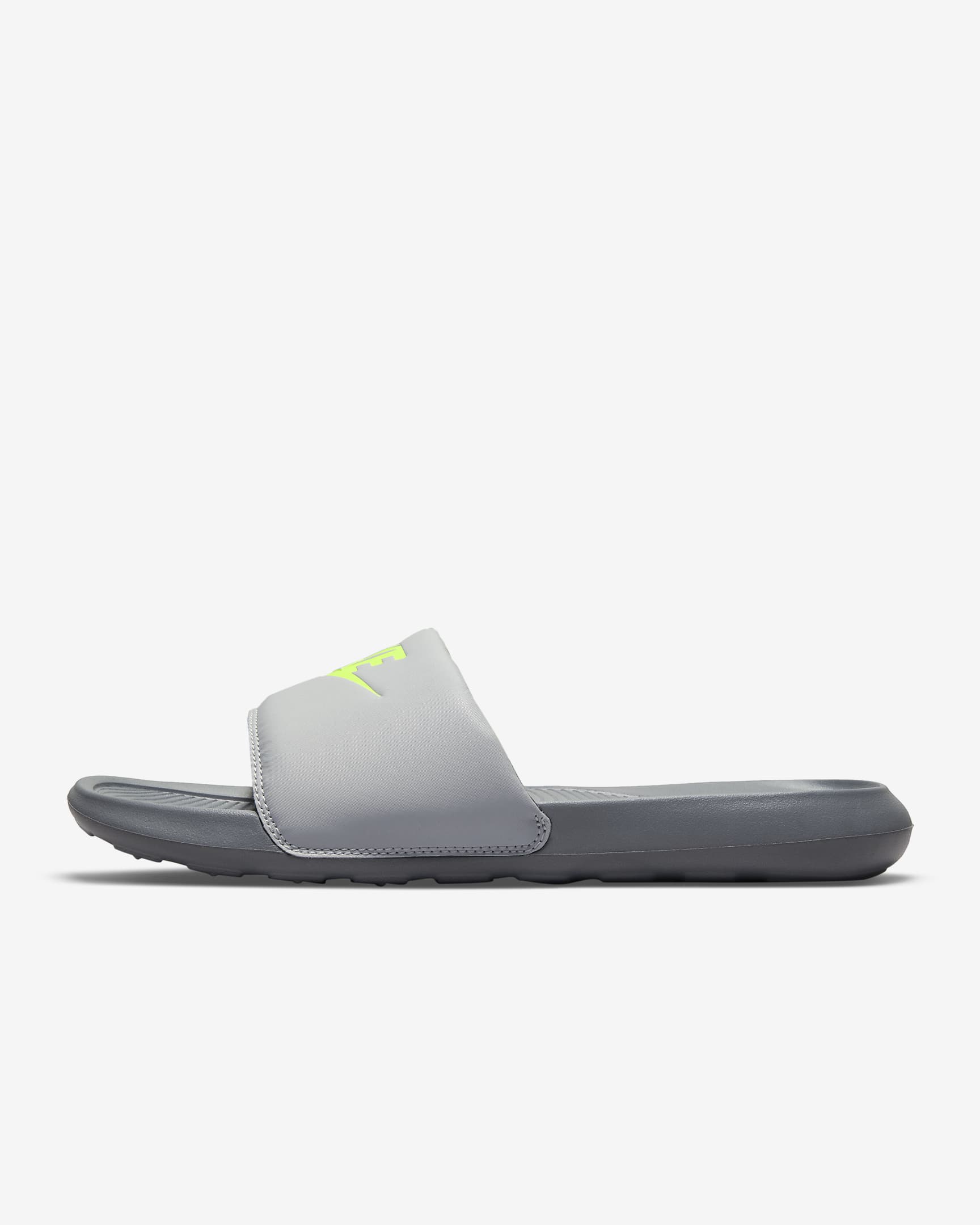 Chanclas para hombre Nike Victori One - Gris niebla/Gris humo/Volt