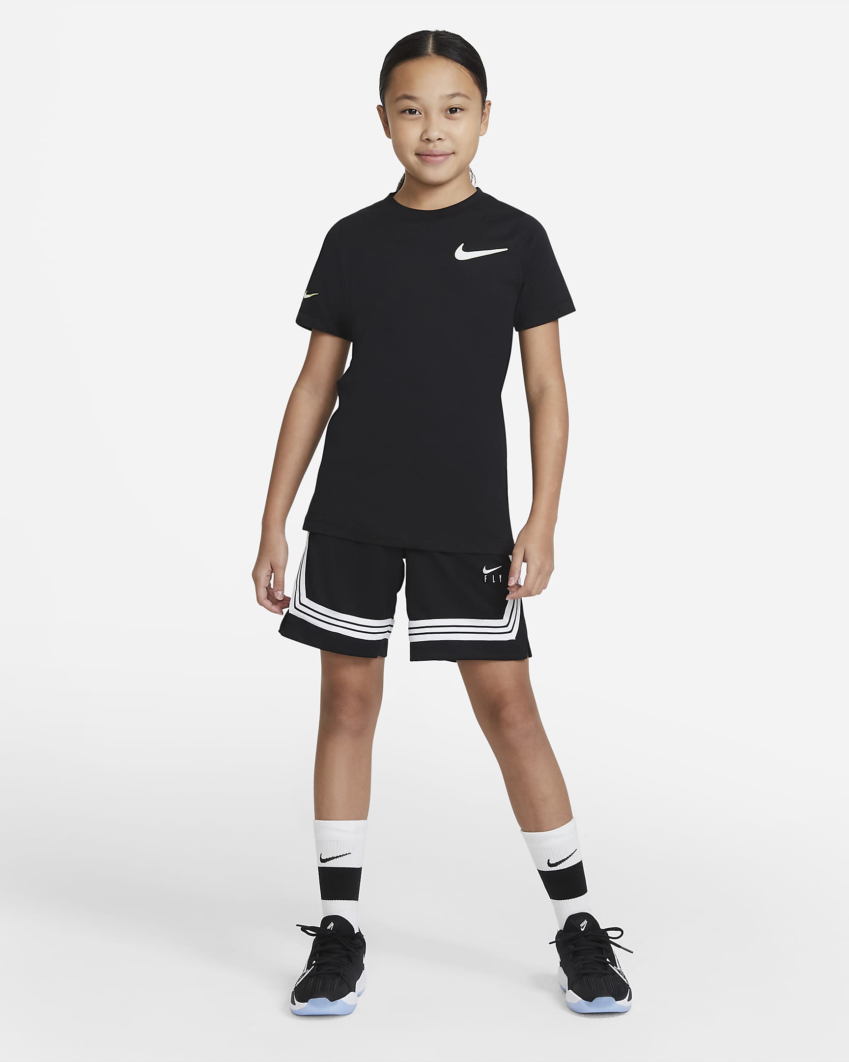 Nike Fly Crossover Older Kids' (Girls') Basketball Shorts. Nike ID