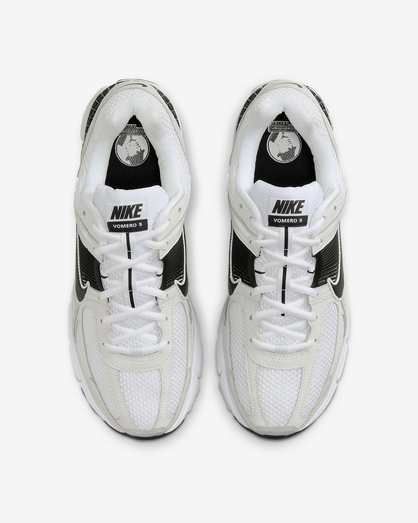 Tenis para hombre Nike Zoom Vomero 5 - Blanco/Tinte platino/Platino metalizado/Negro