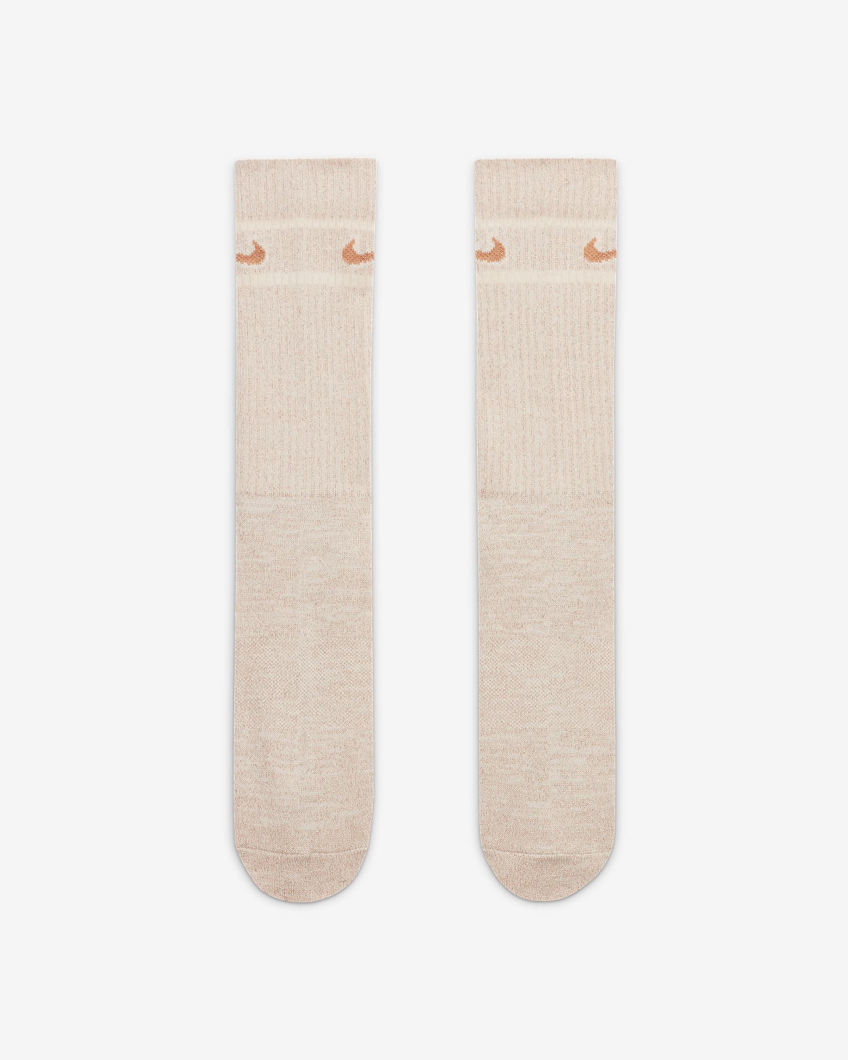 Nike Everyday Essential Metallic-Crew-Socken (1 Paar) - Guava Ice/Metallic Copper/Amber Brown