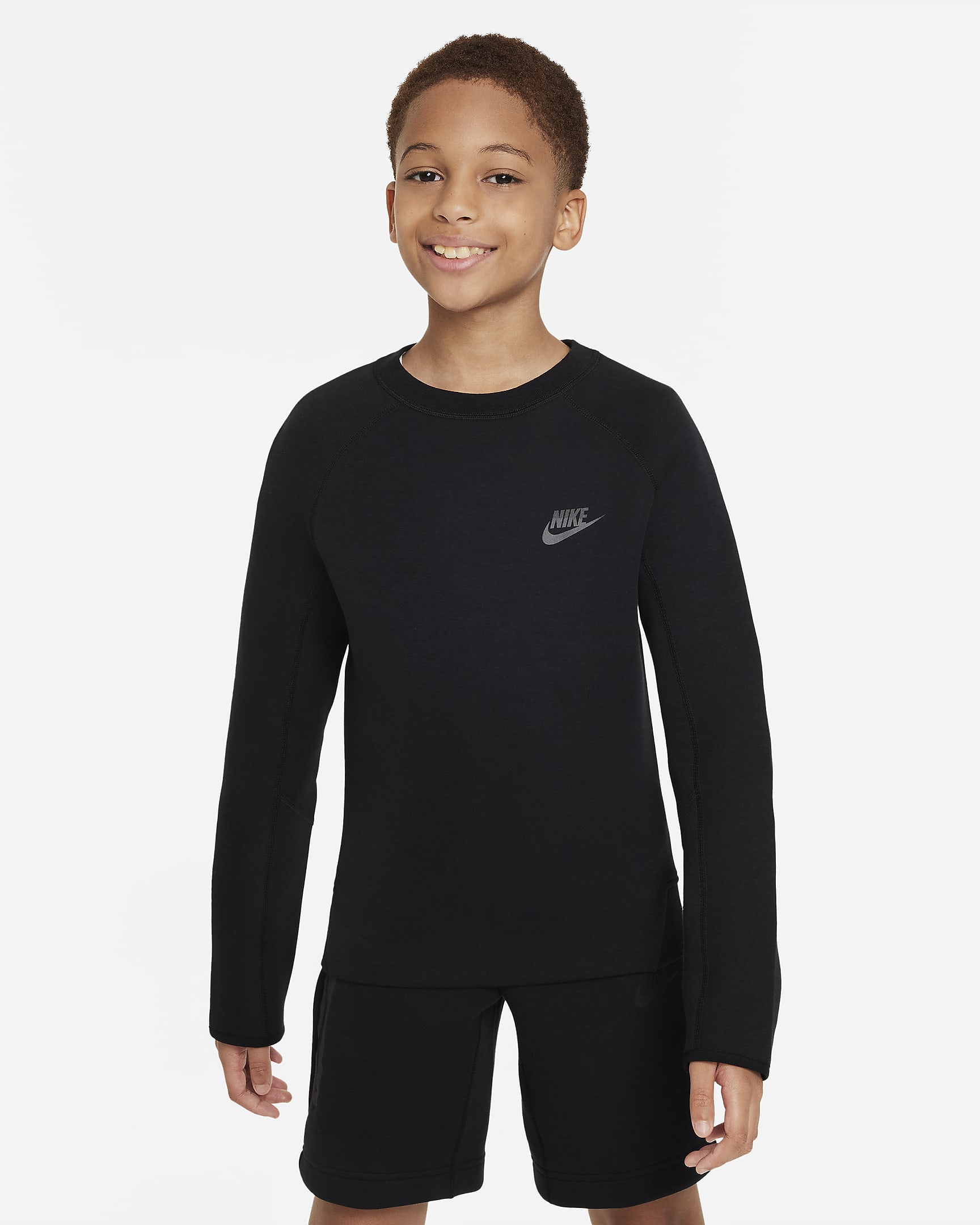 Nike Sportswear Tech Fleece Big Kids' (Boys') Sweatshirt. Nike.com