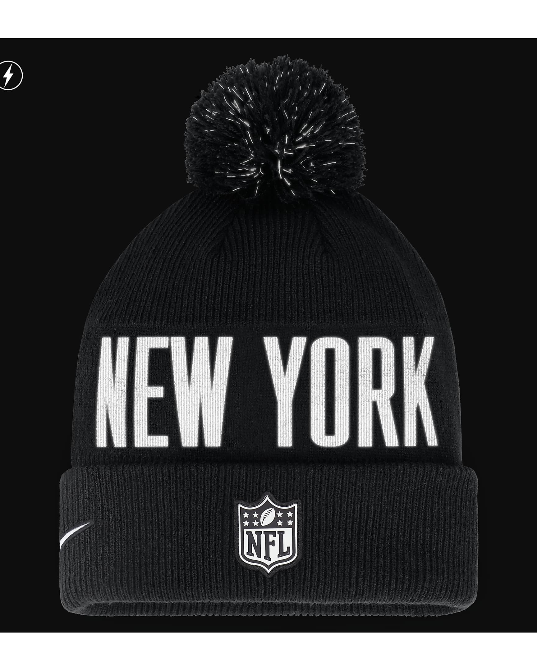 Nike RFLCTV (NFL New York Giants) Men's Cuffed Beanie. Nike.com