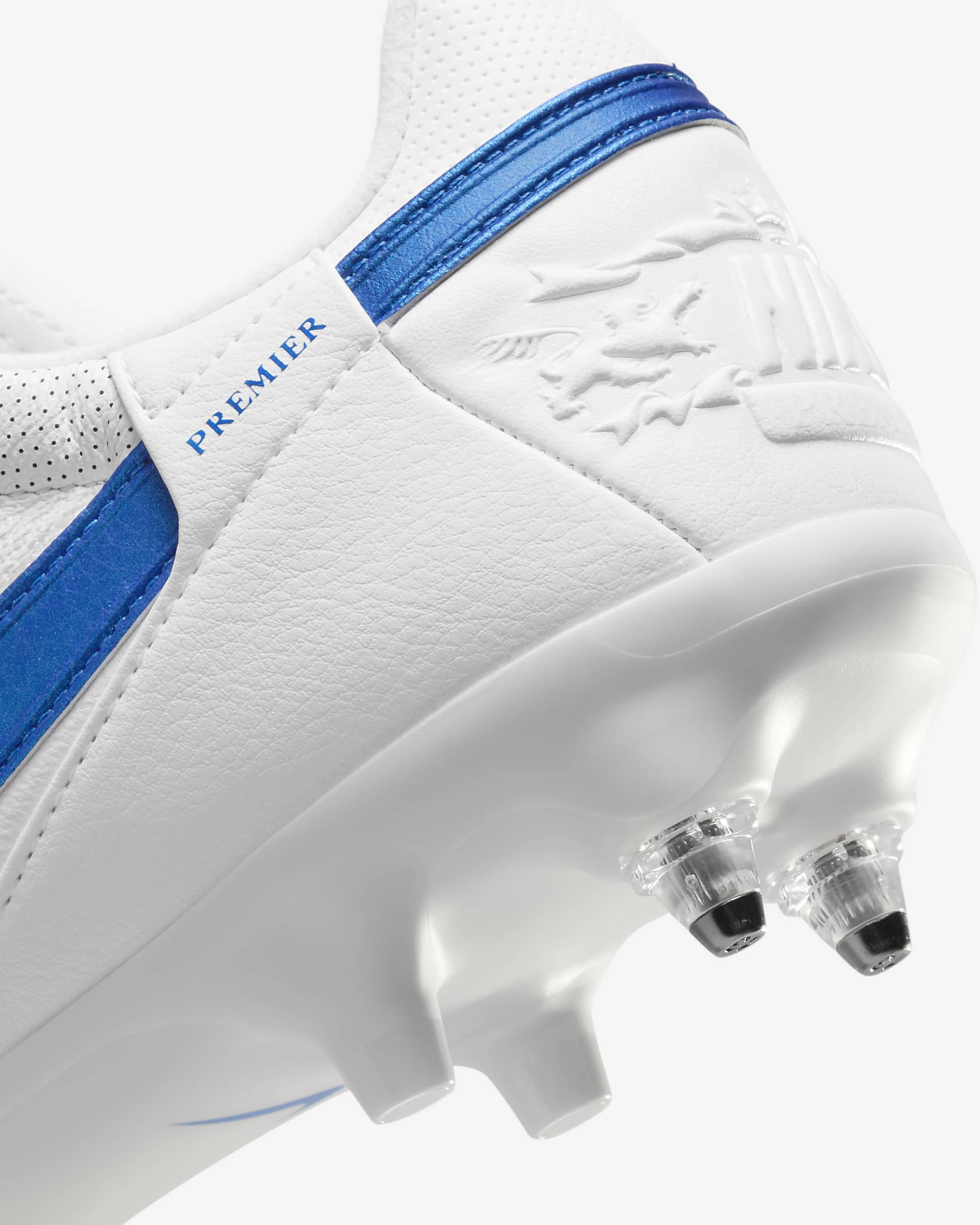 Nike Premier 3 SG-Pro Low-Top Football Boot - White/Signal Blue