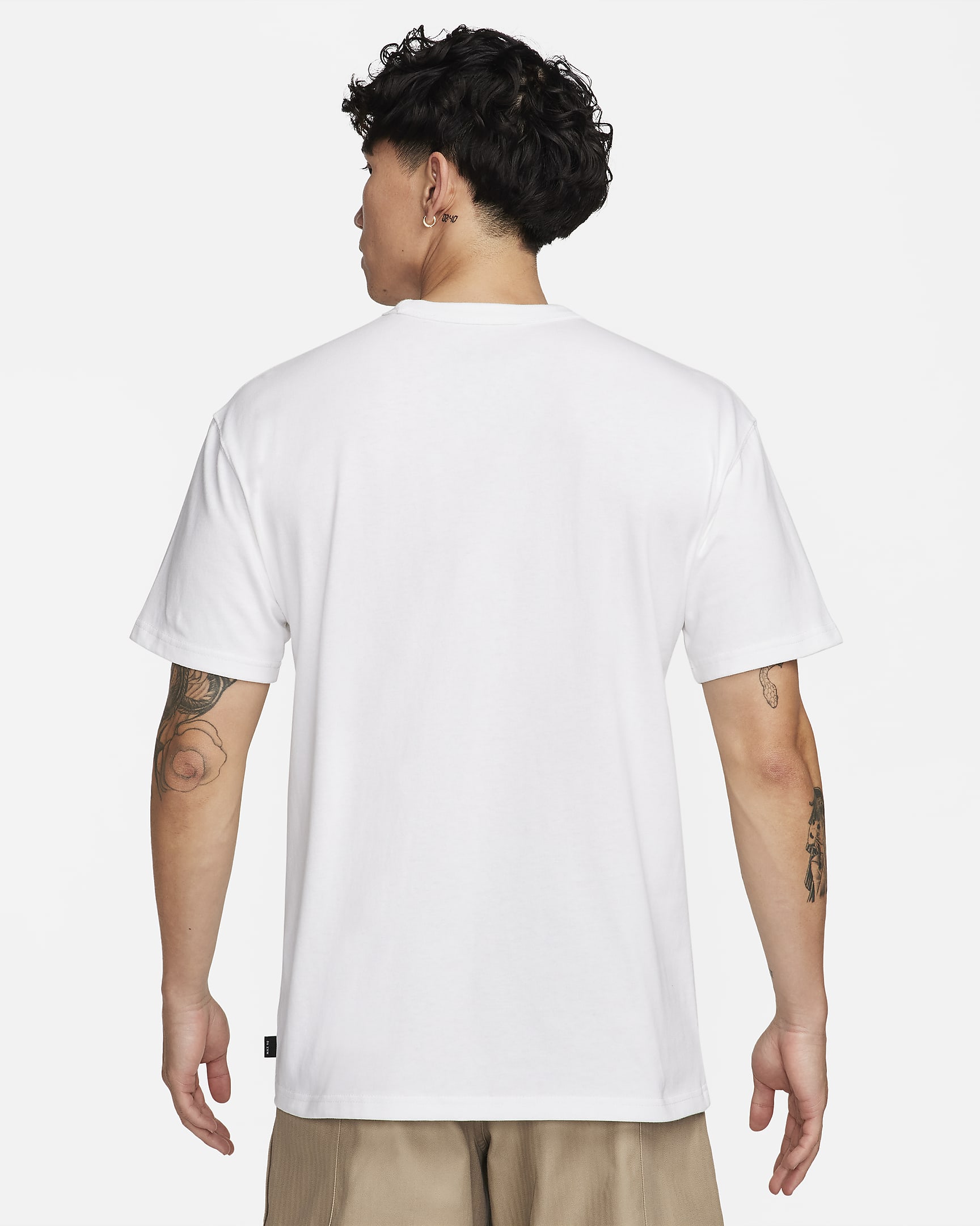 Nike Sportswear Premium Essentials 男款 T 恤 - 白色/白色