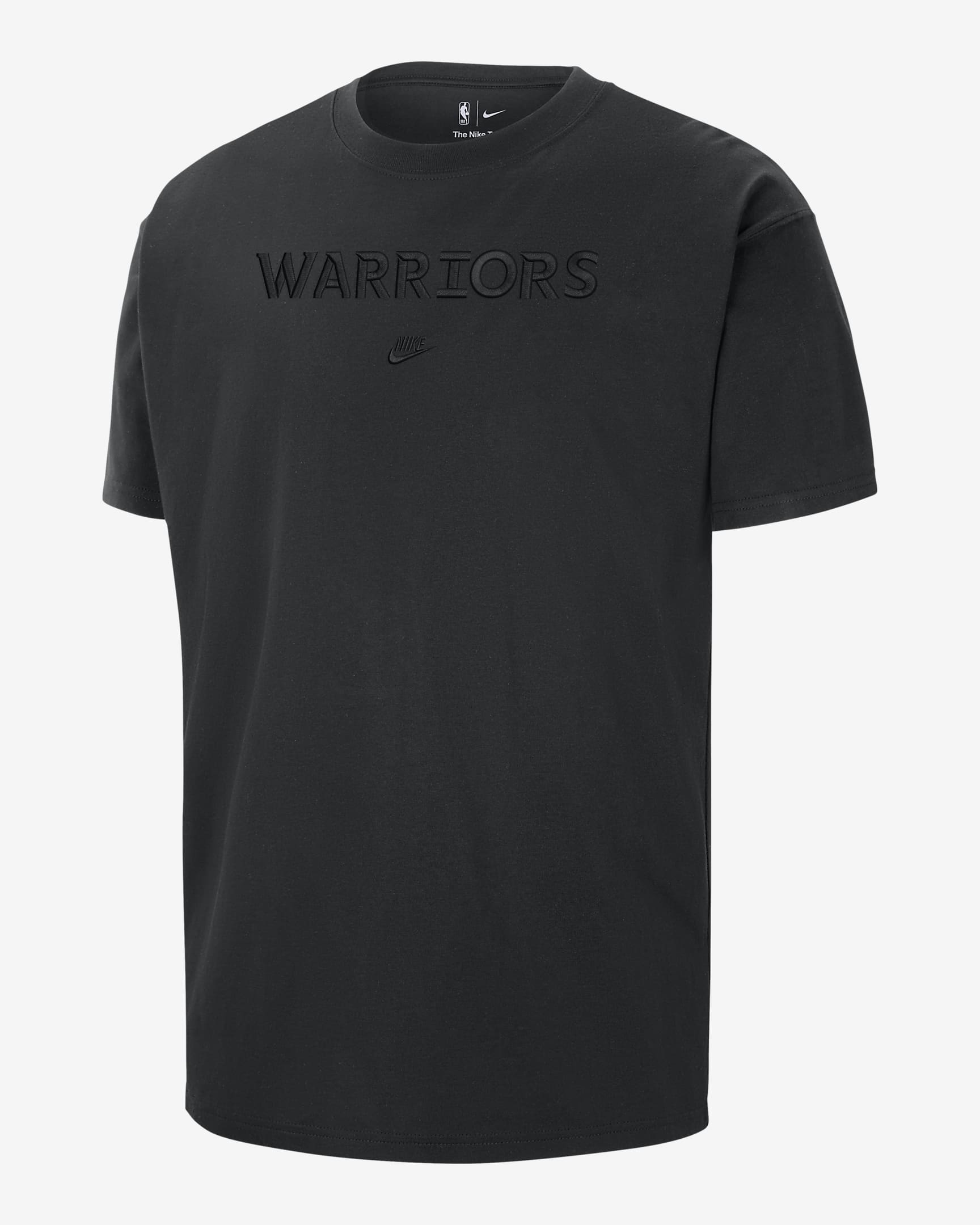 Golden State Warriors Courtside Men's Nike NBA T-Shirt - Black