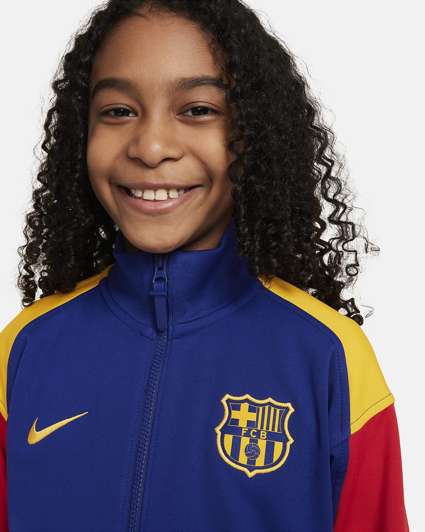 F.C. Barcelona Academy Pro Third Older Kids' Nike DriFIT Football Knit
