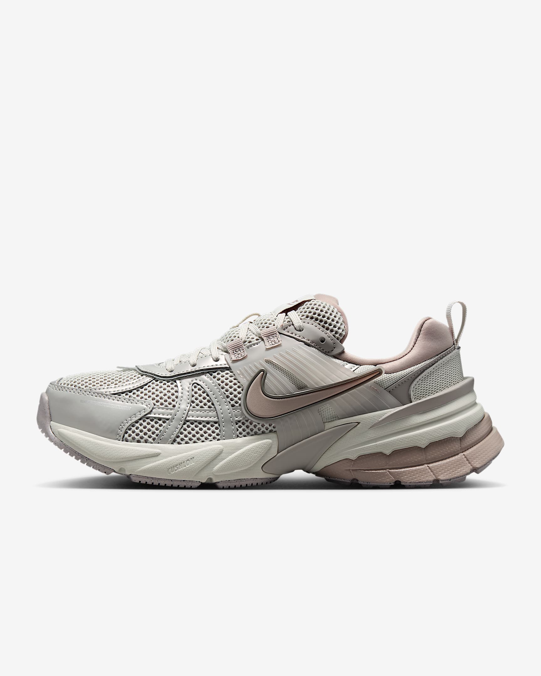 Nike V2K Run Women's Shoes - Light Bone/College Grey/Malt
