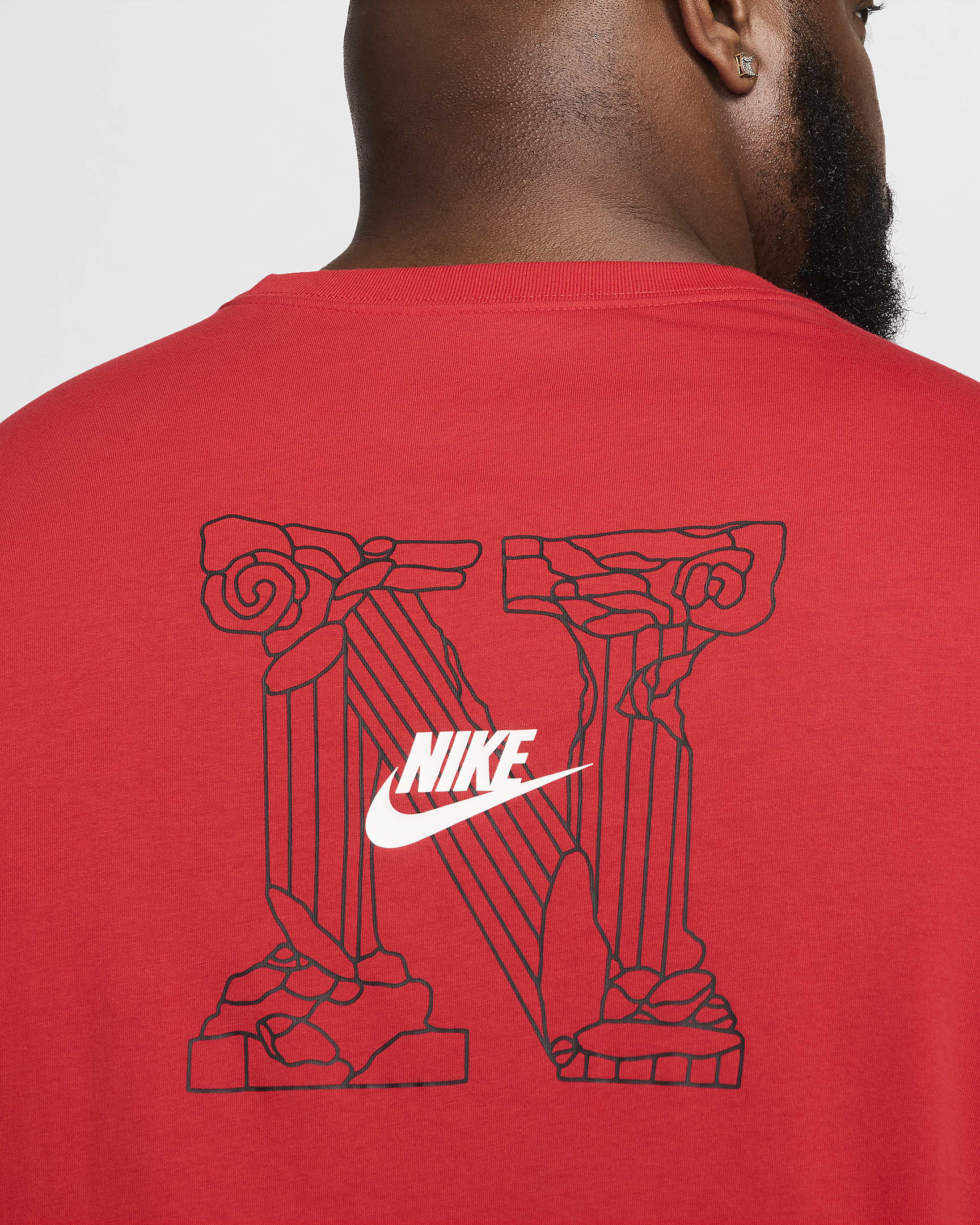 Nike Sportswear T-shirt voor heren - University Red