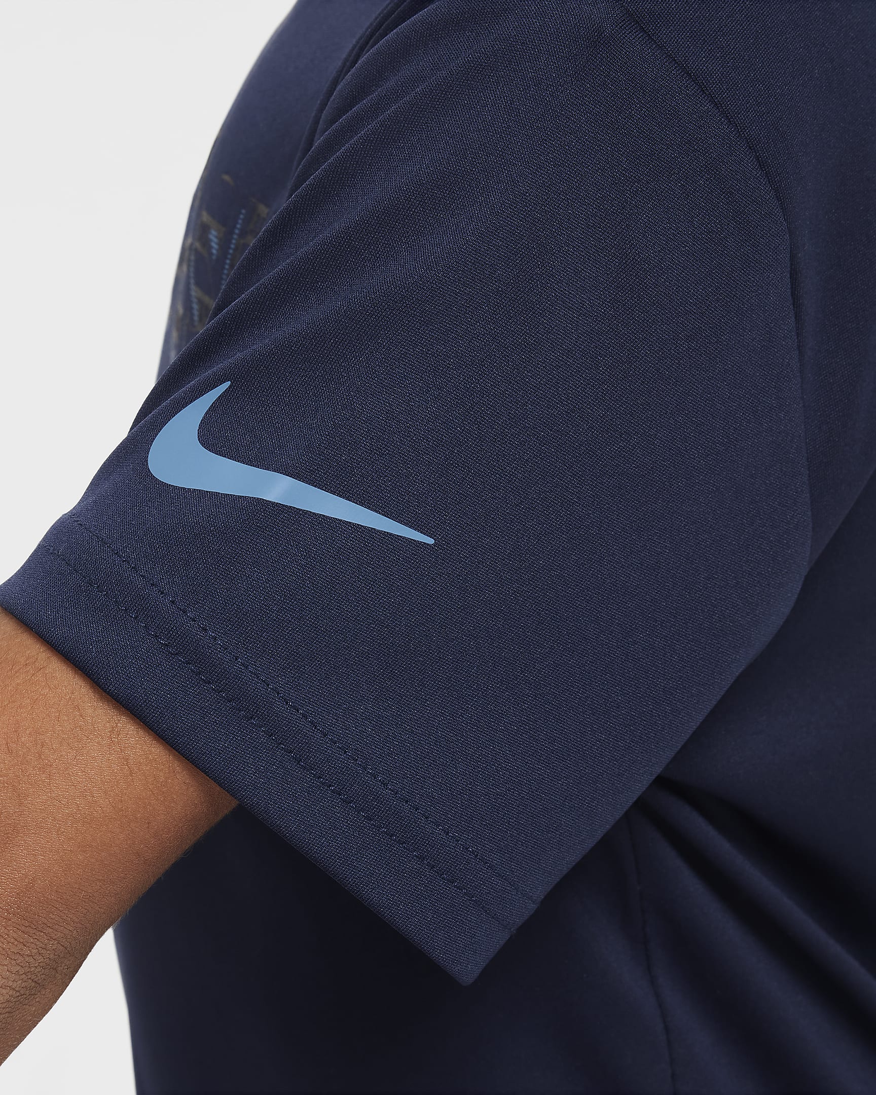 Nike Dri-FIT "Just Do It" Little Kids' Swoosh T-Shirt - Midnight Navy