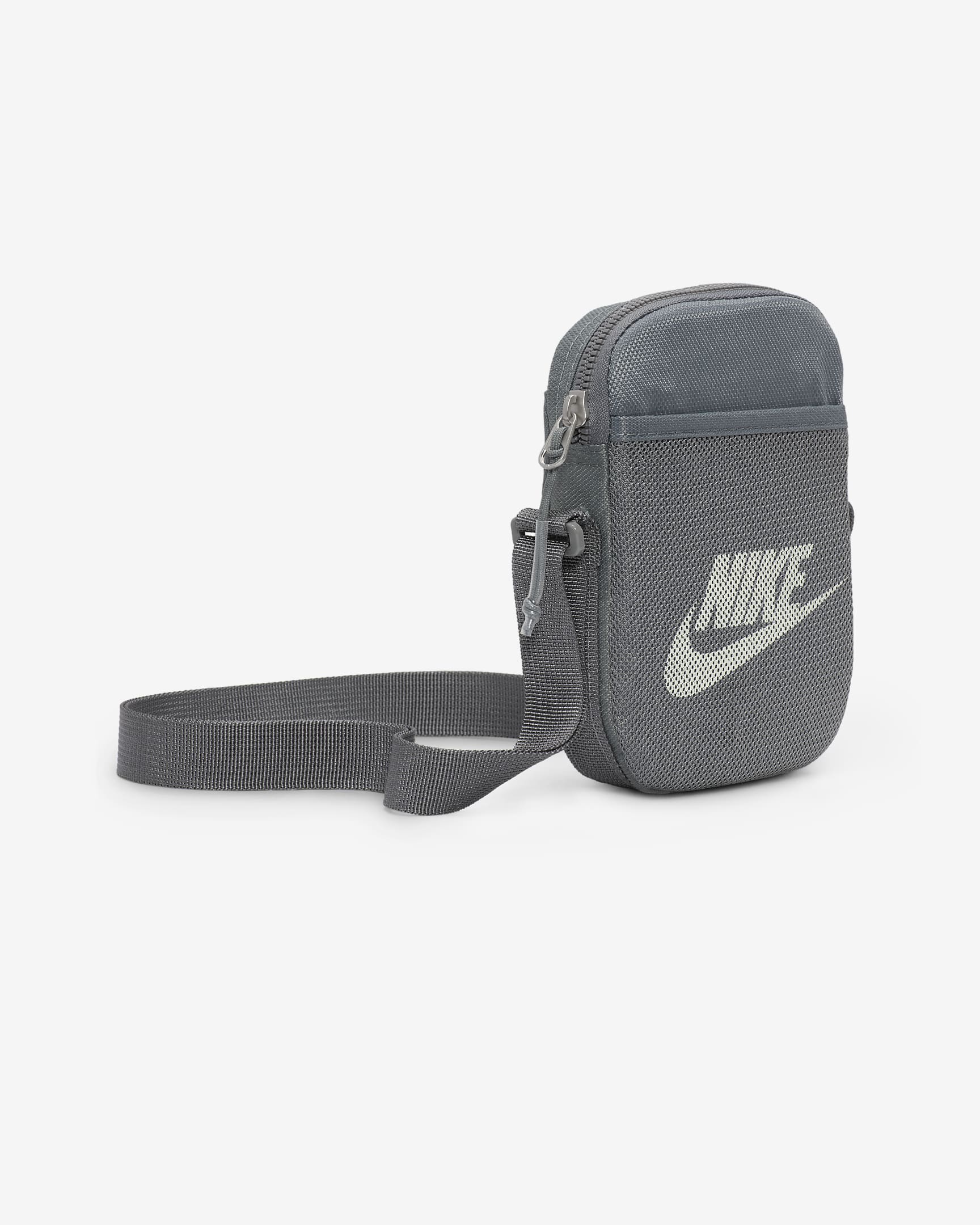 Nike Heritage Crossbody-Tasche (klein, 1 l) - Smoke Grey/Smoke Grey/Summit White