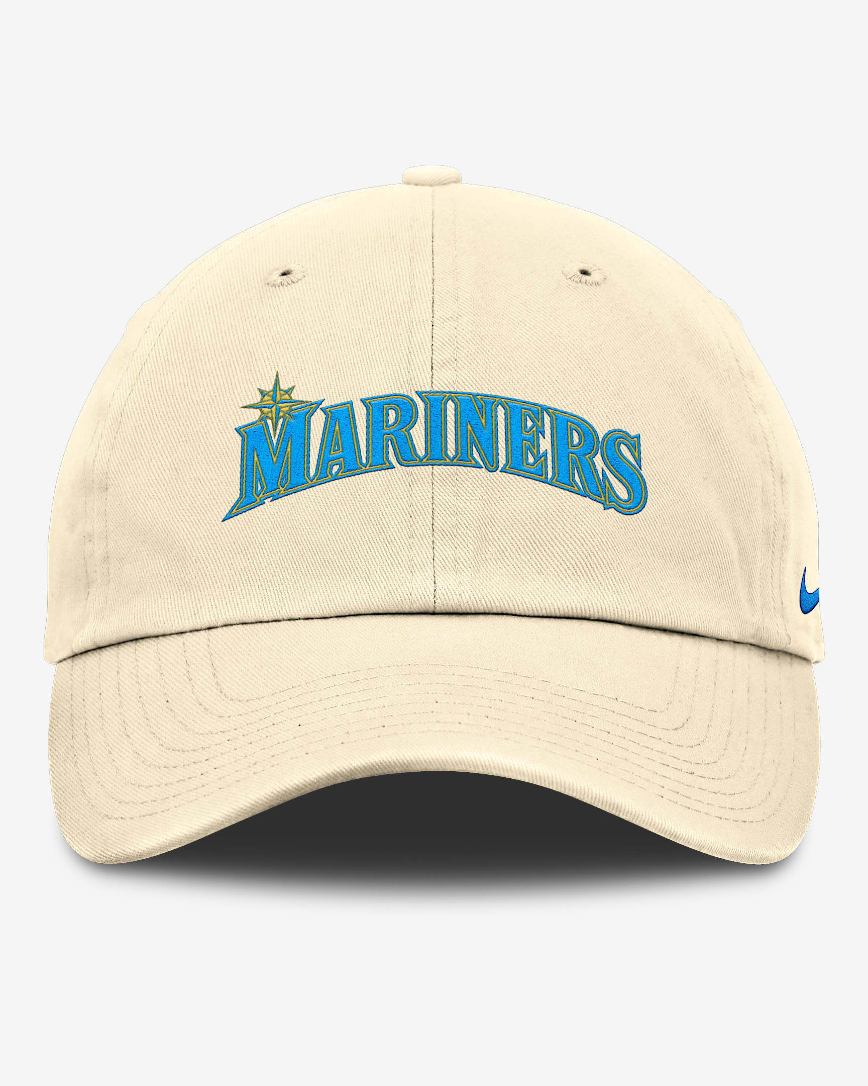 Seattle Mariners Club Men's Nike MLB Adjustable Hat - Coconut Milk