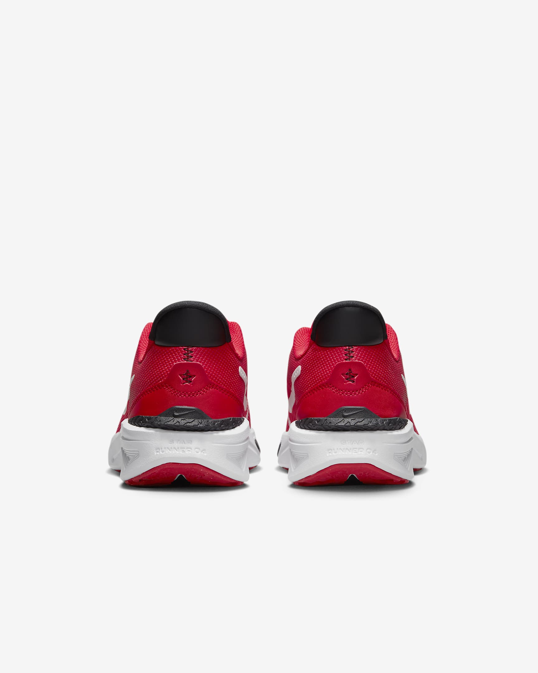 Nike Star Runner 4 hardloopschoenen voor kids (straat) - University Red/Zwart/Wit/Summit White