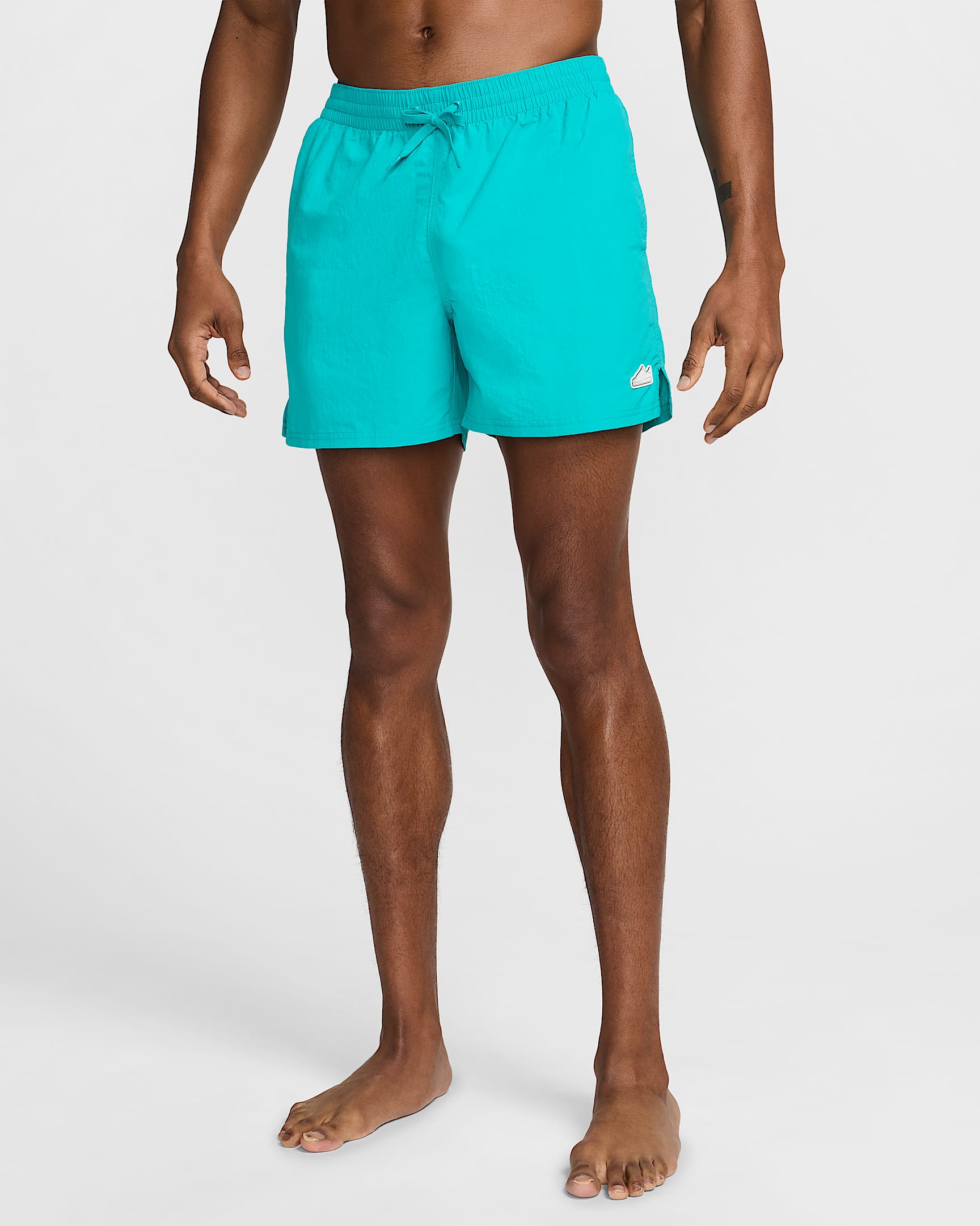 Shorts de vóleibol de 13 cm con forro completo para hombre Nike Swim Breaker - Cactus empolvado/Blanco/Negro/Cactus empolvado